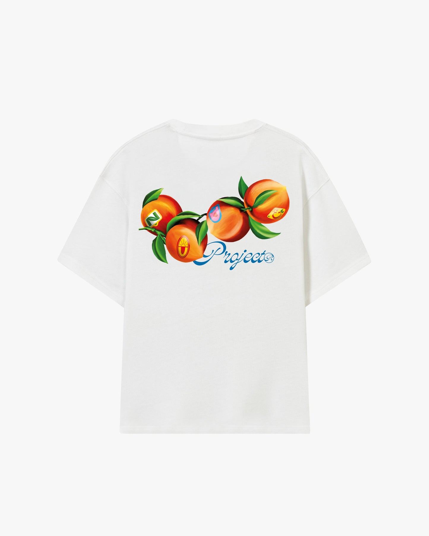 Nude Project Peach Tee White
