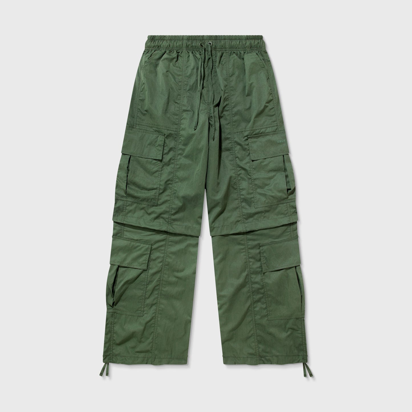 Active Baggy Cargo Pants Military Green