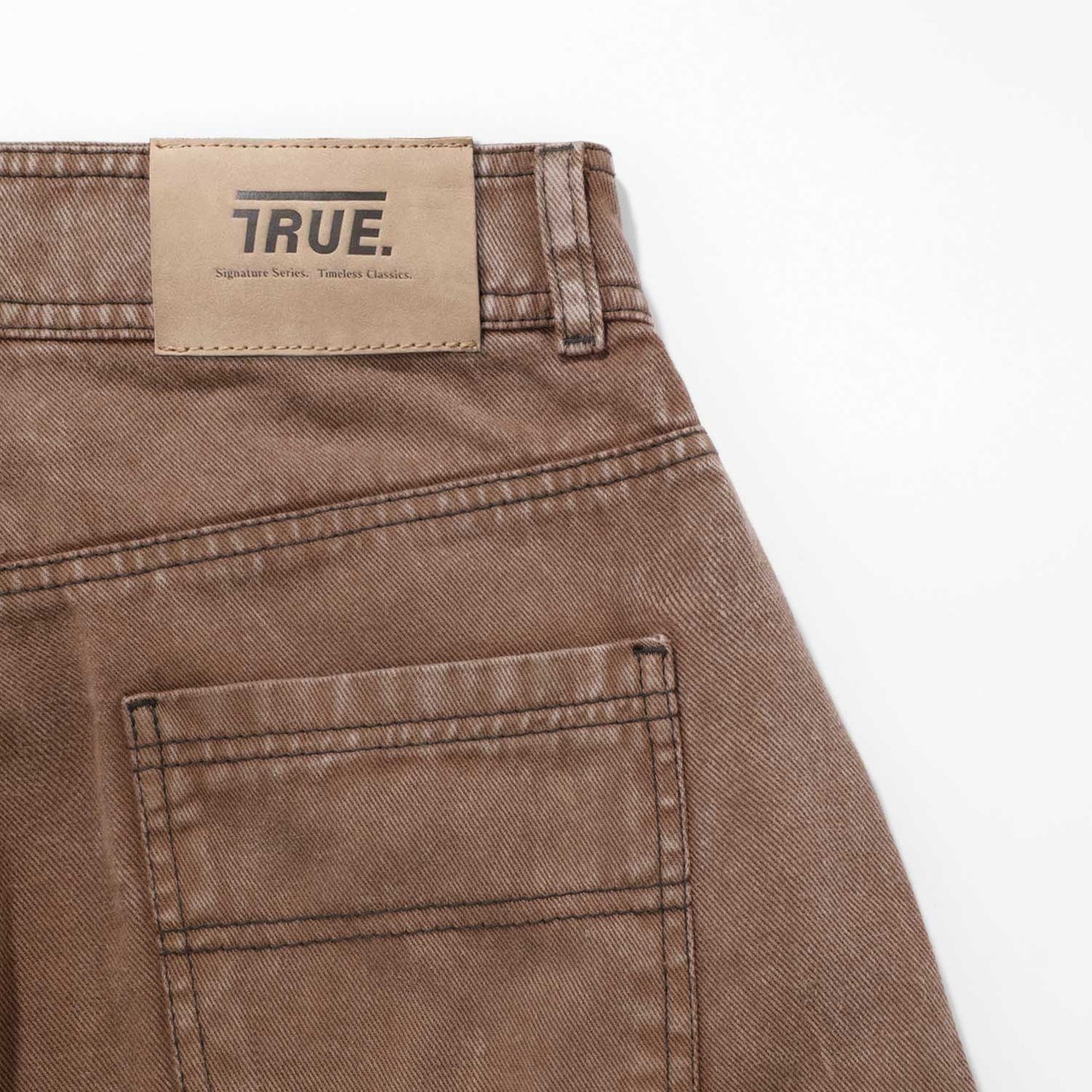 Cargo Multi-Pocket Pants Washed Brown