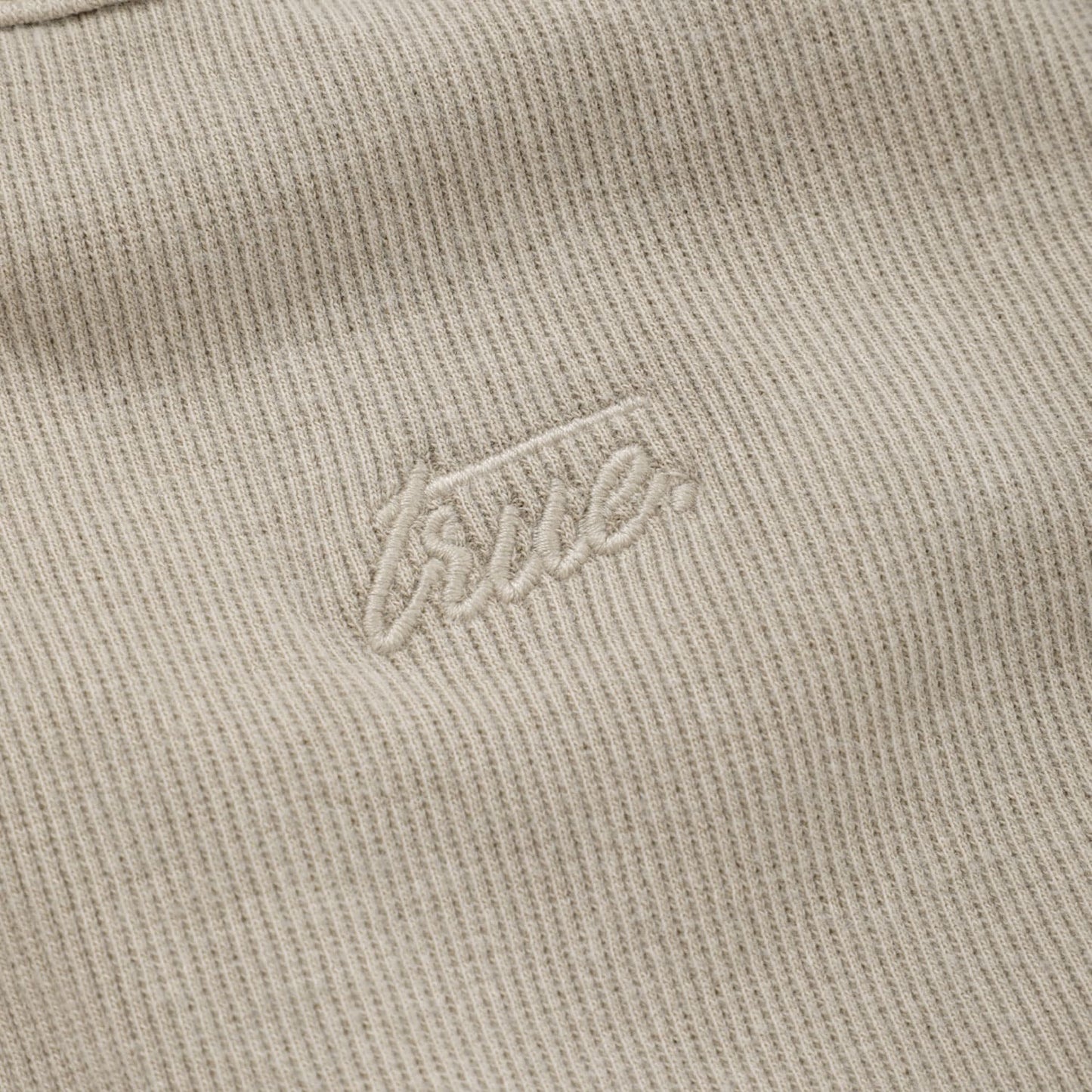 Core Ribbed Crop Tank Sand