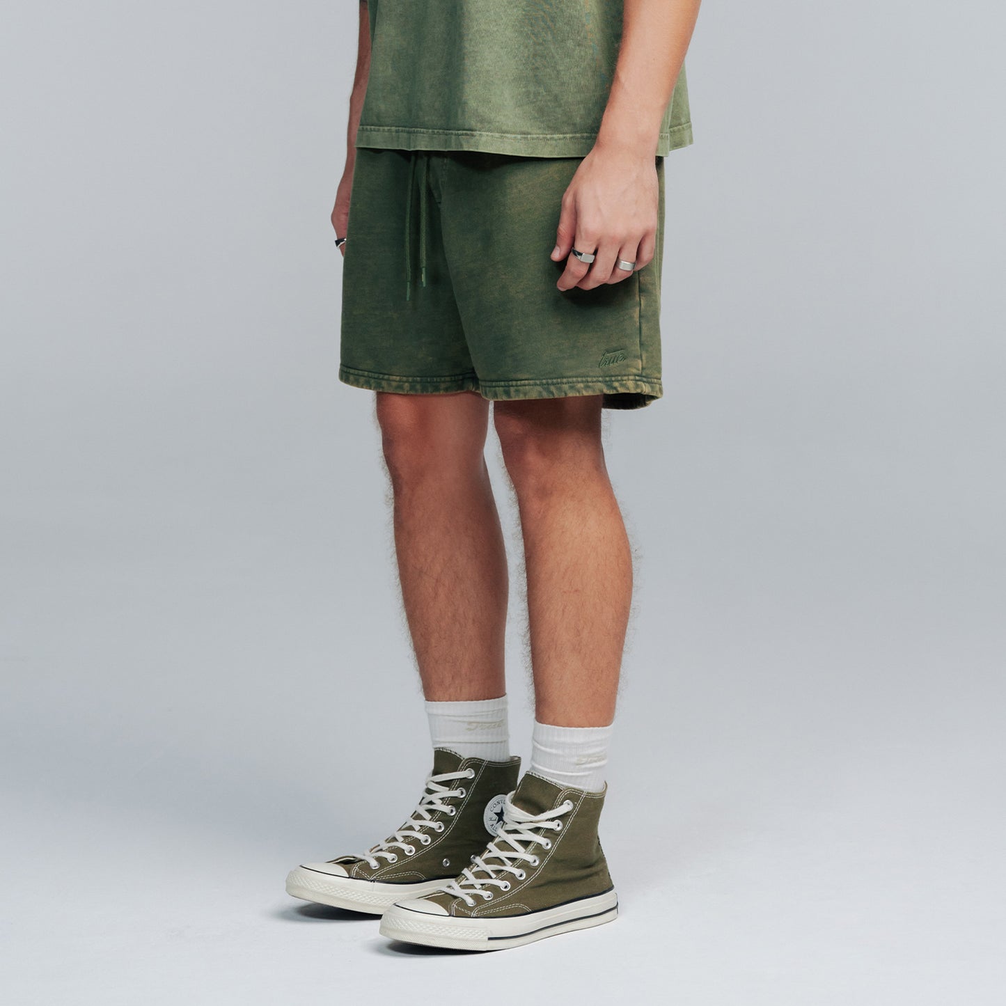 Core Washed Shorts Military