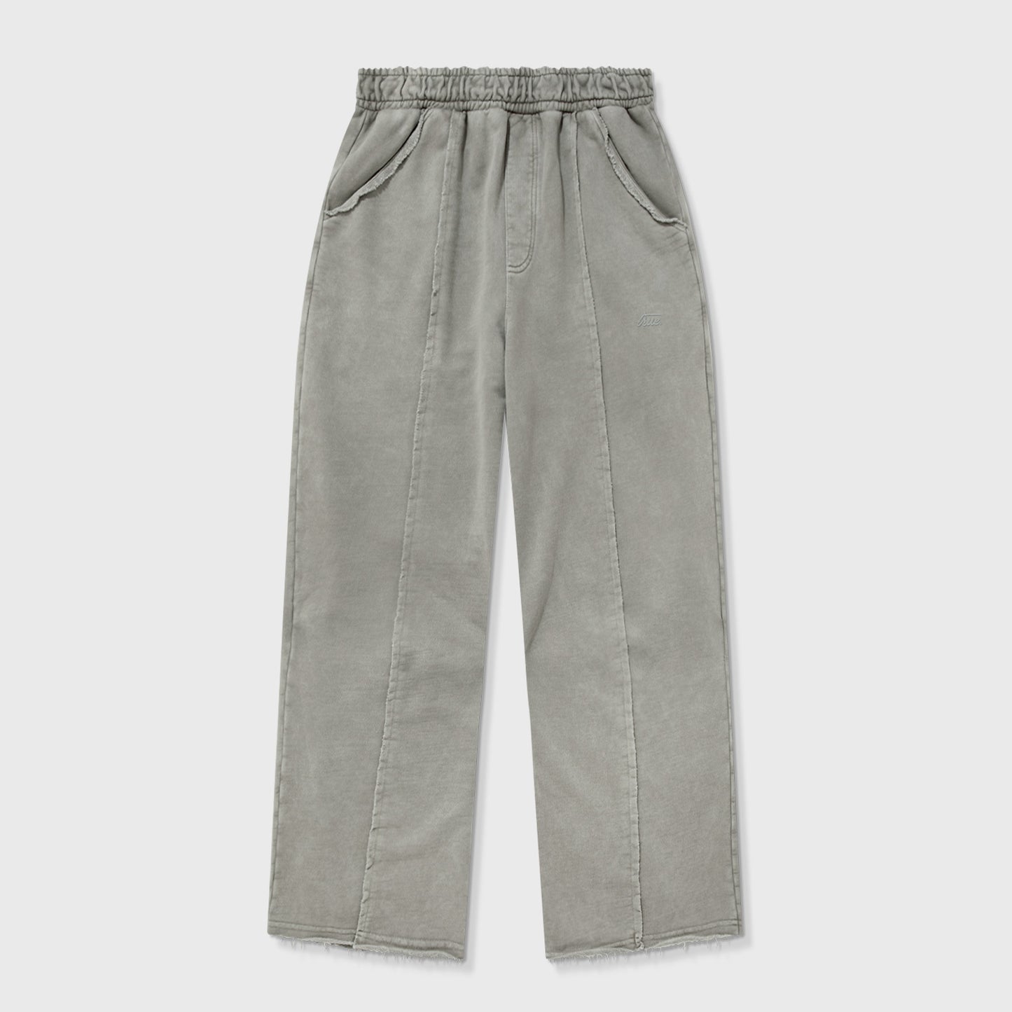 Washed Sweat Pants Light Grey