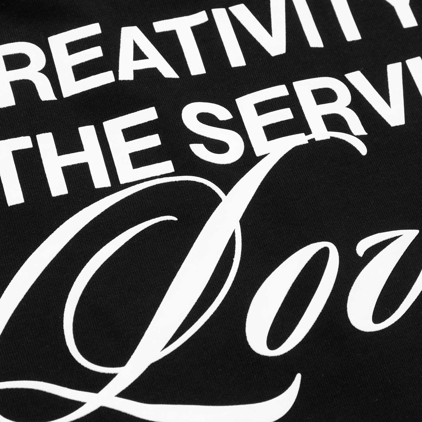 Creative Wide Long Sleeve Tee Black