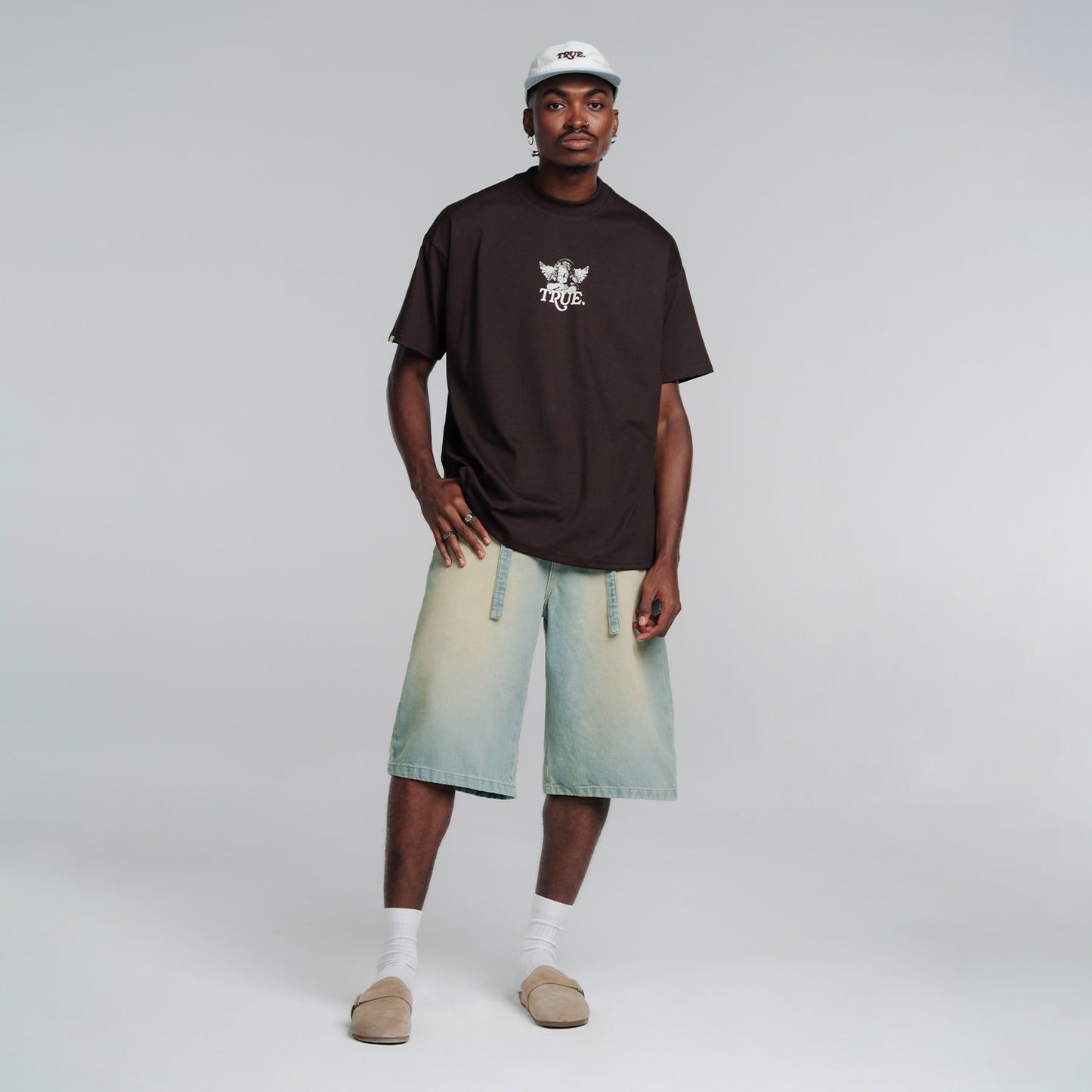 Cupid Oversized T-Shirt Brown