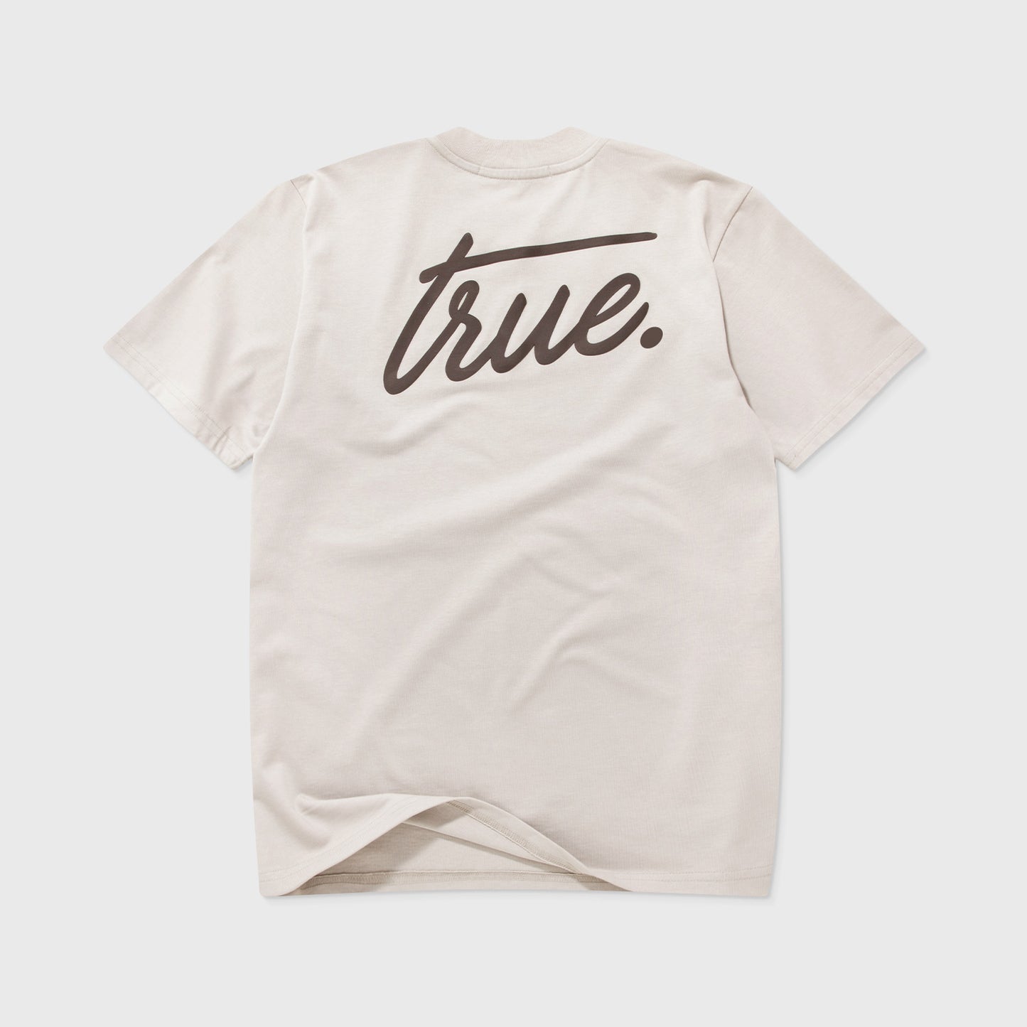 Cursive Logo T-Shirt Light Sand