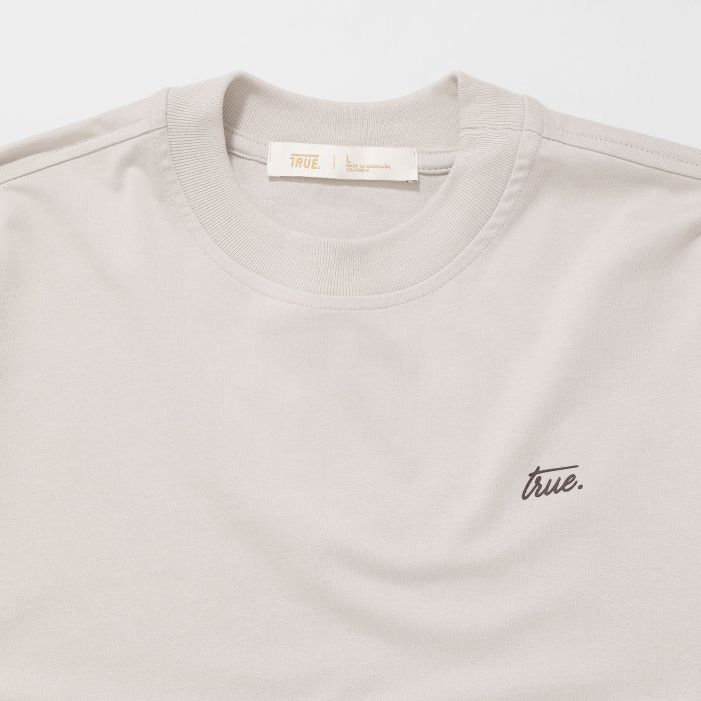 Cursive Logo T-Shirt Light Sand
