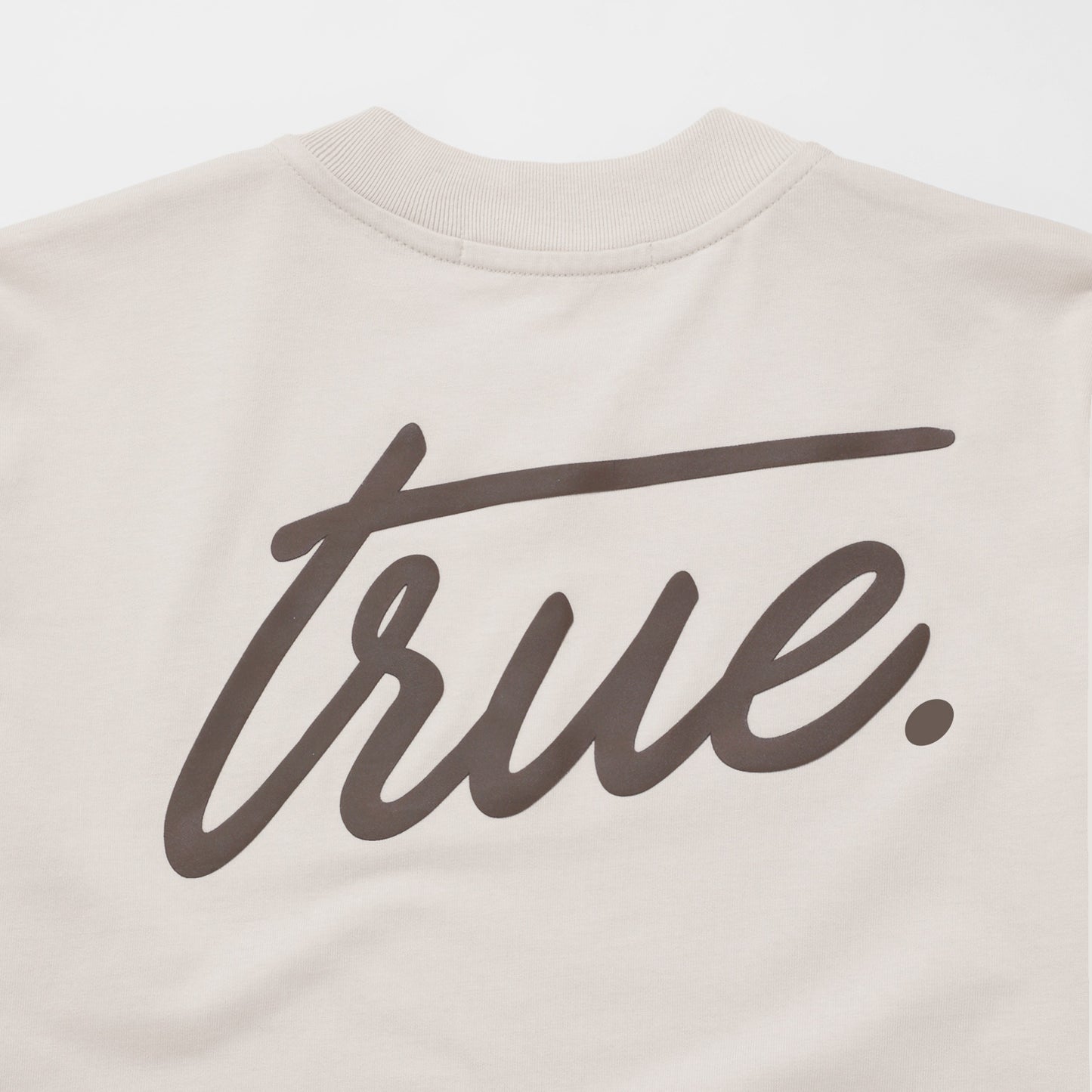 Cursive Logo T-Shirt Light Sand