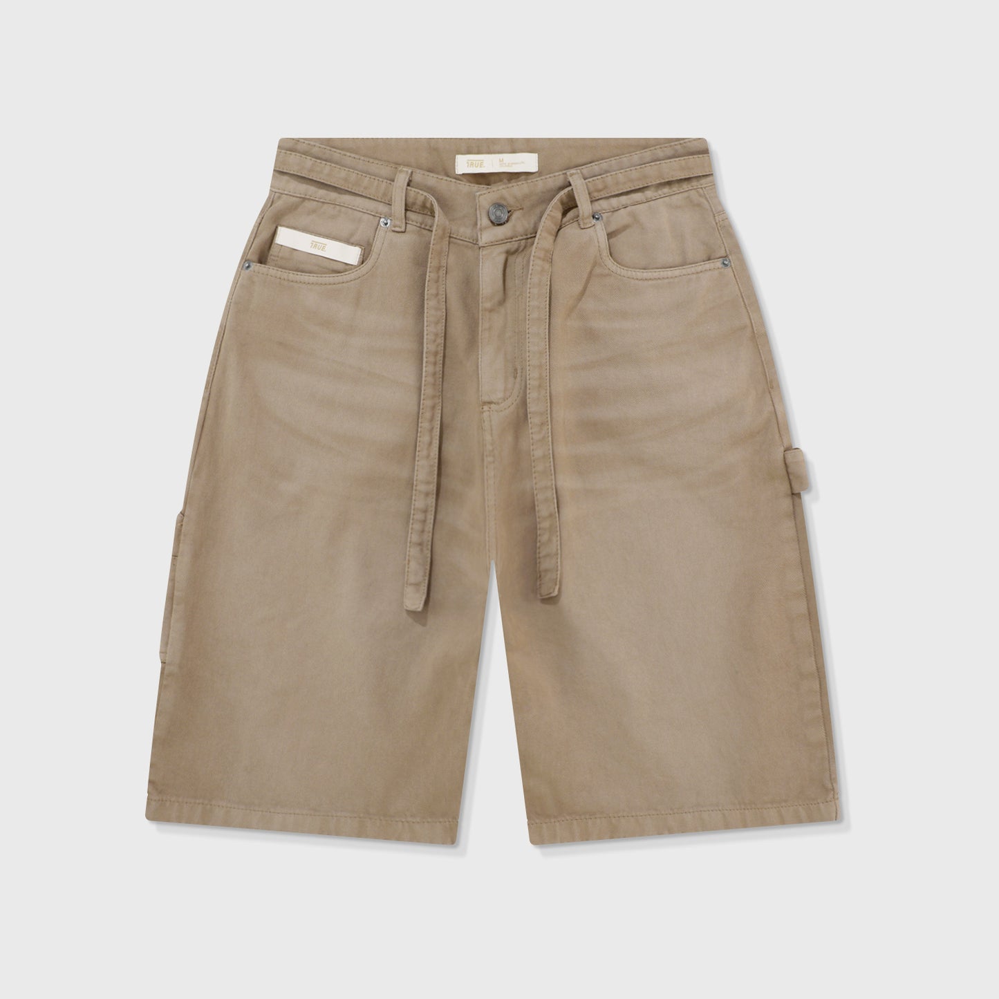 Dirty-Wash Jorts Sand
