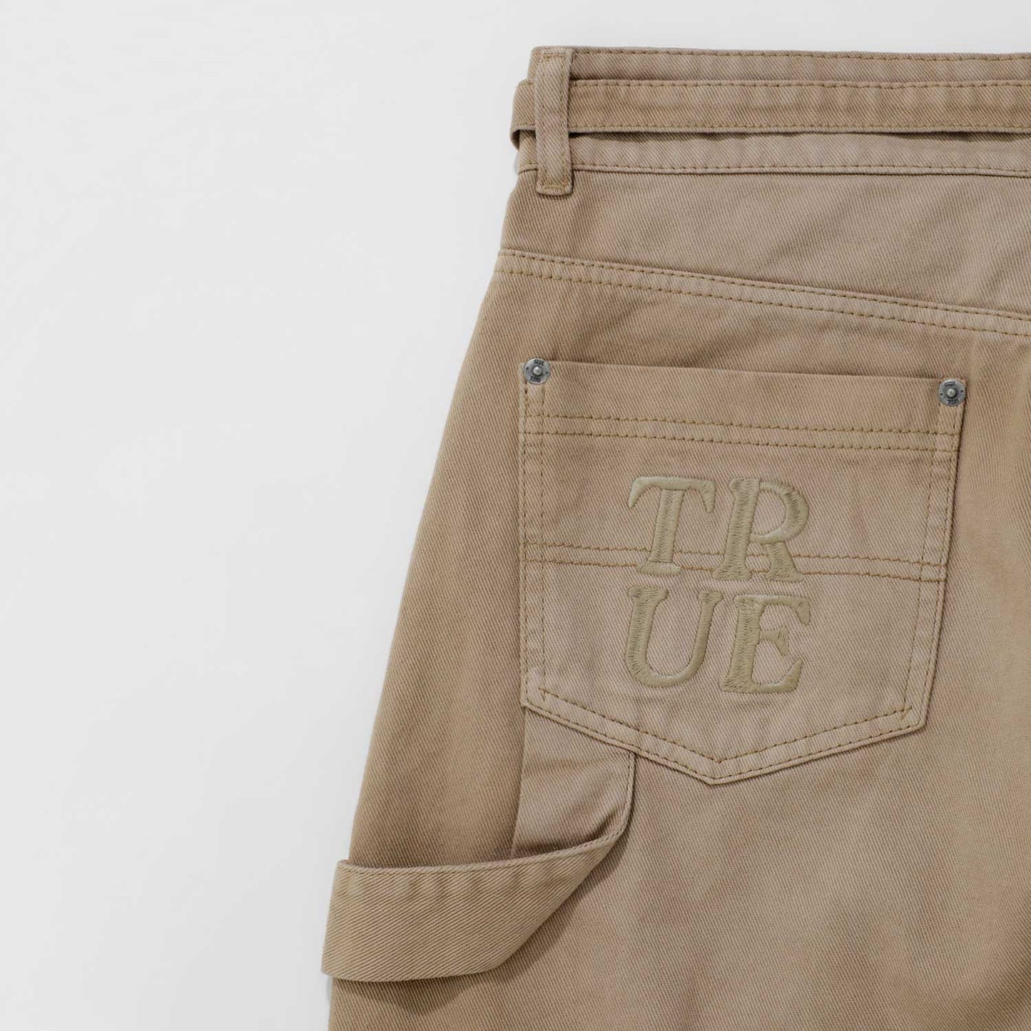 Dirty-Wash Jorts Sand