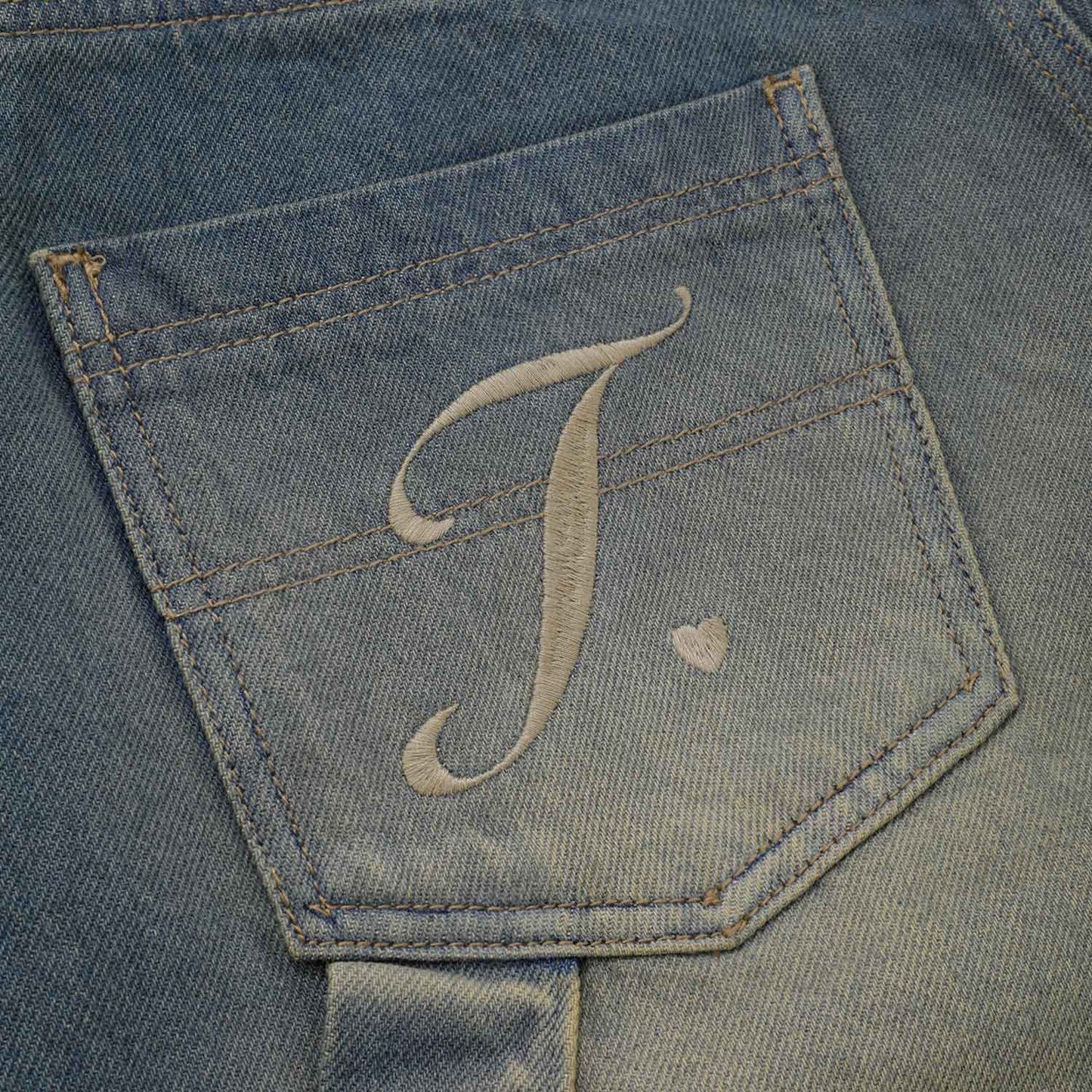 Dirty Wide-Leg Jorts Dark Blue
