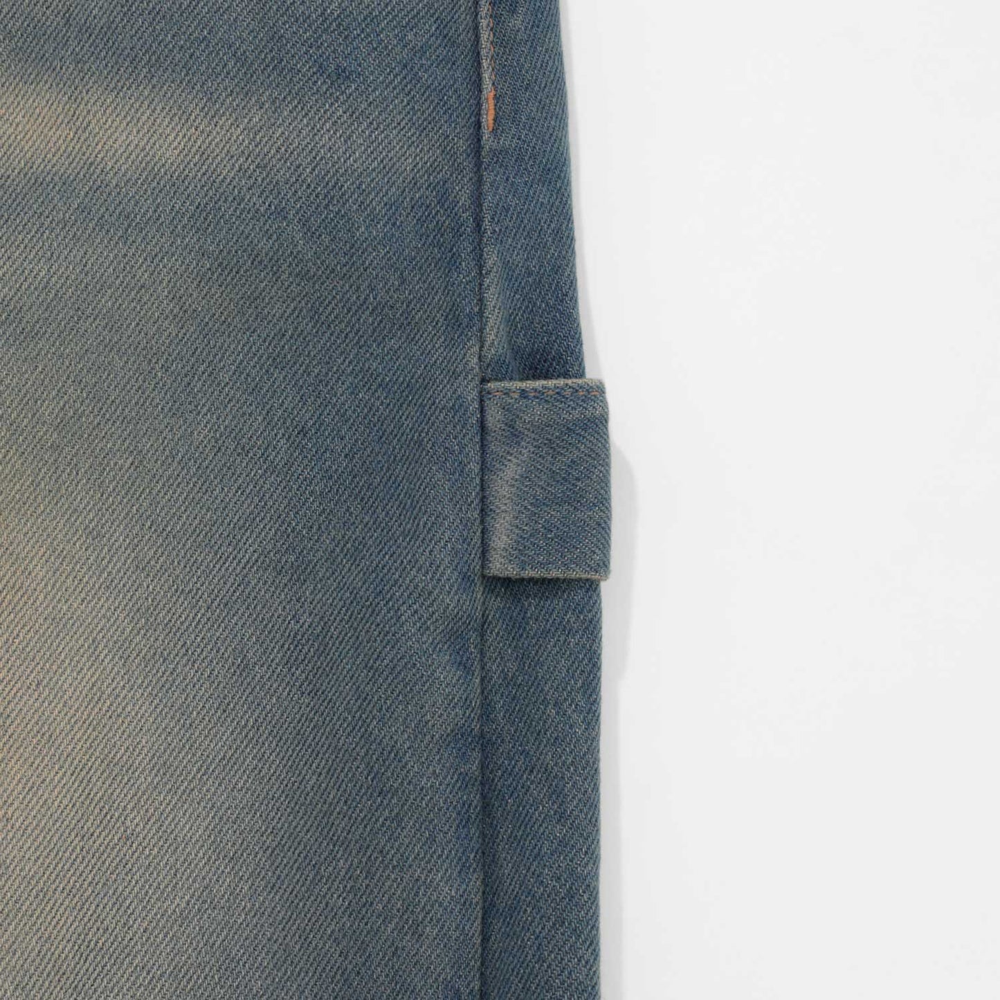Dirty Wide-Leg Jorts Dark Blue