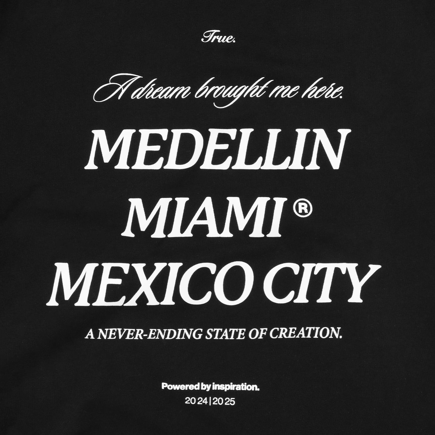 True Global T-Shirt Black