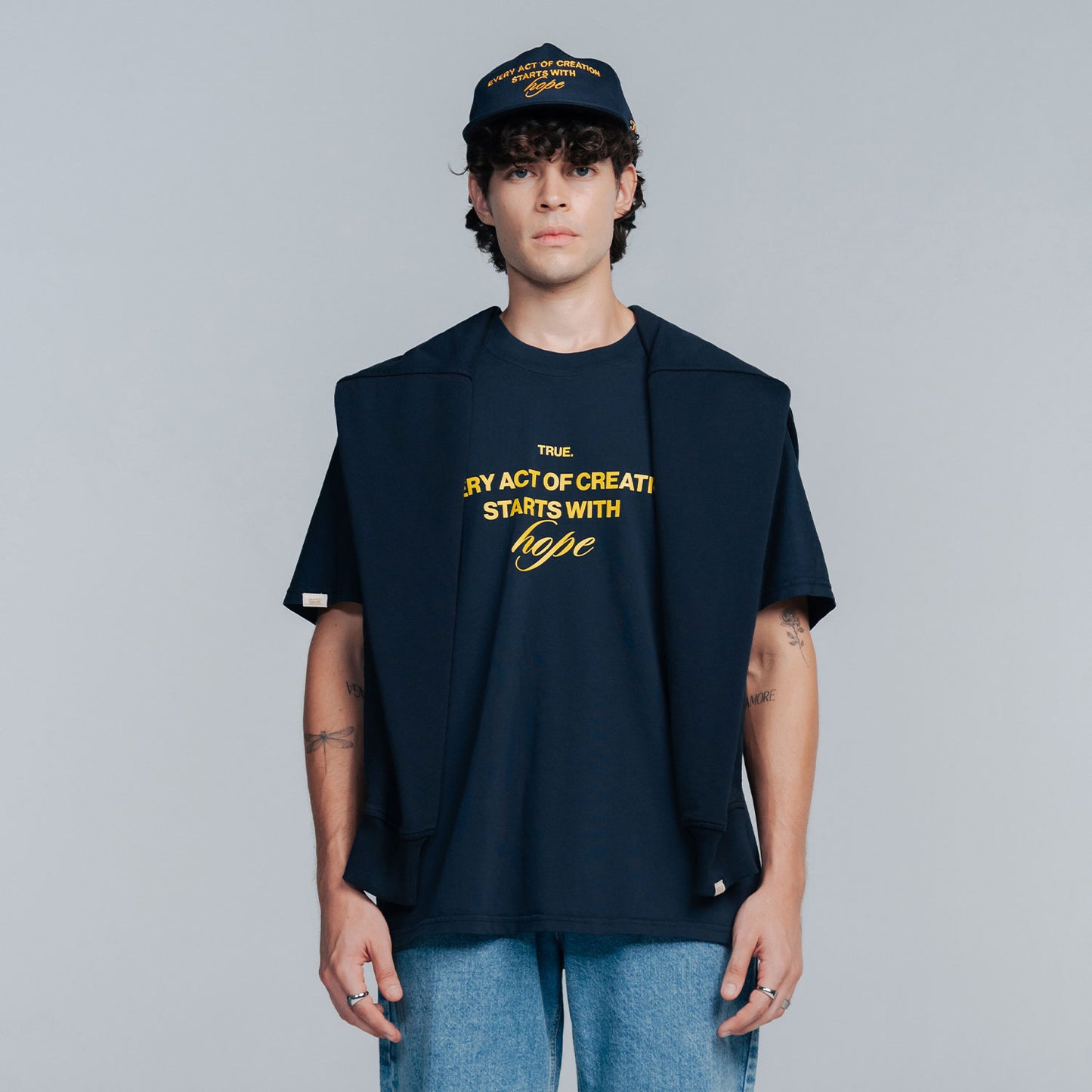Hope T Shirts Dark Blue