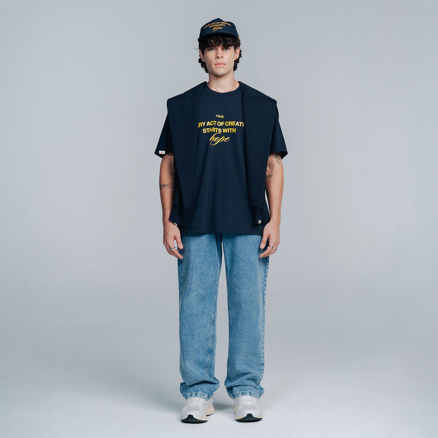 Hope T Shirts Dark Blue
