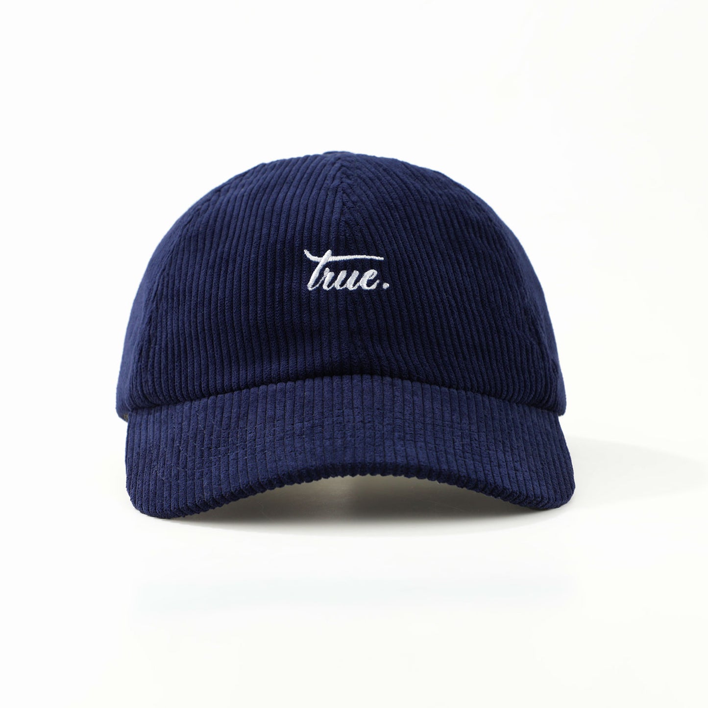Gorra Corduroy Scrip Logo Azul Oscuro