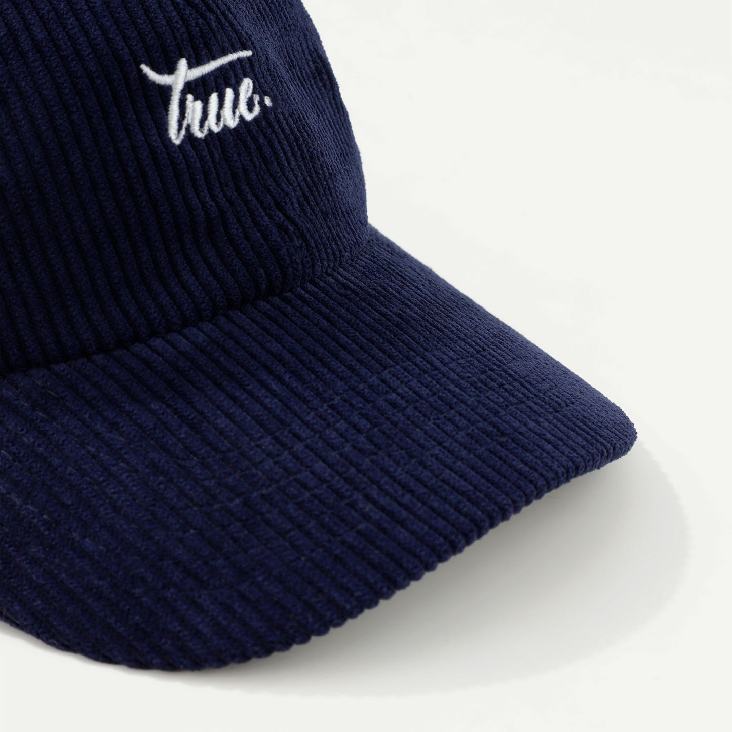 Gorra Corduroy Scrip Logo Azul Oscuro