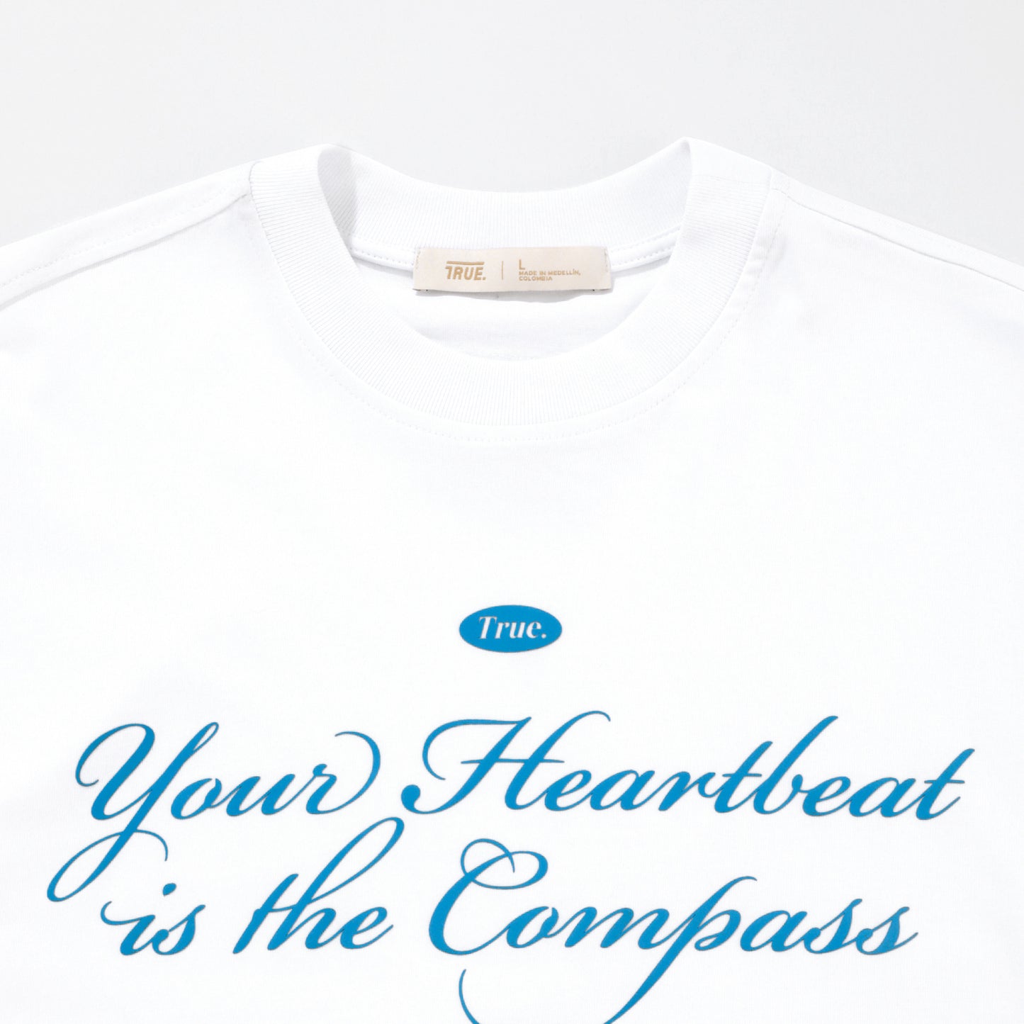 Heartbeat Oversized T-Shirt White