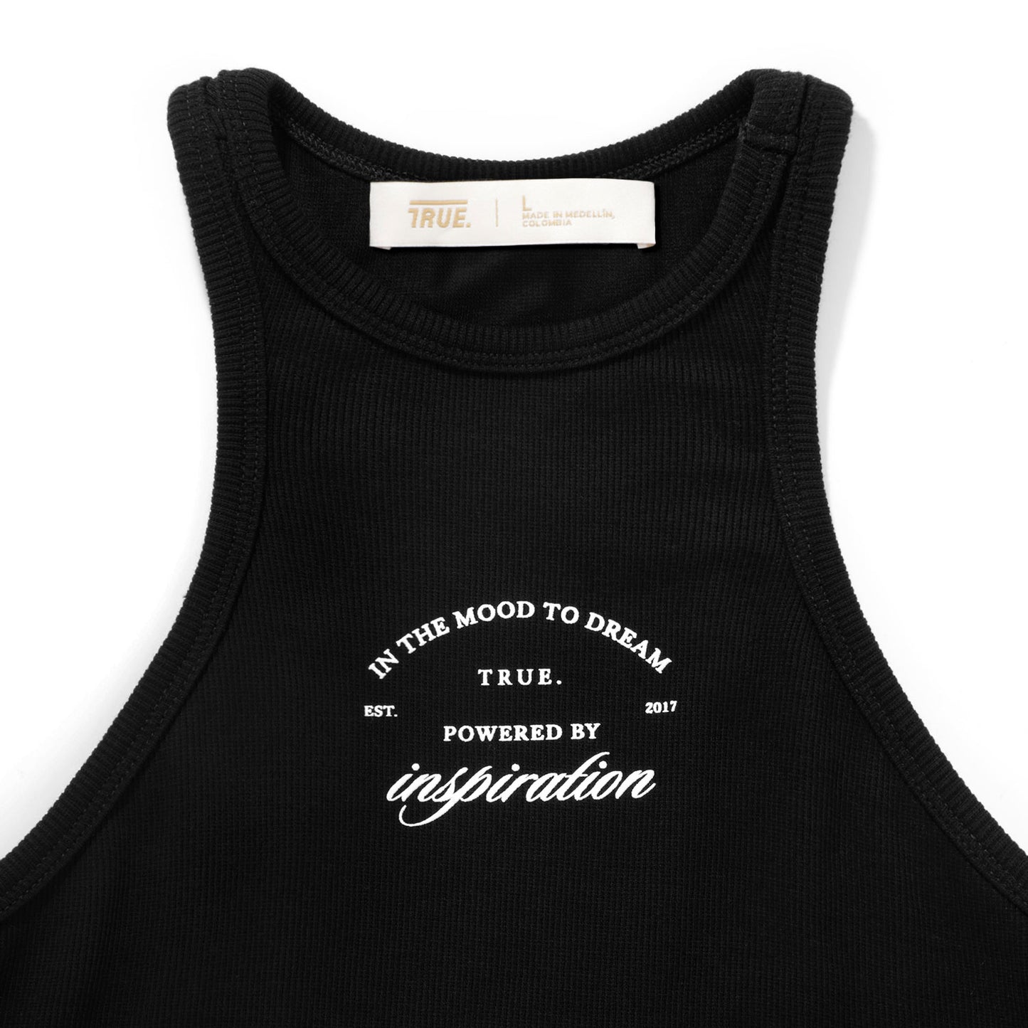 Inspiration Ribbed Body Black