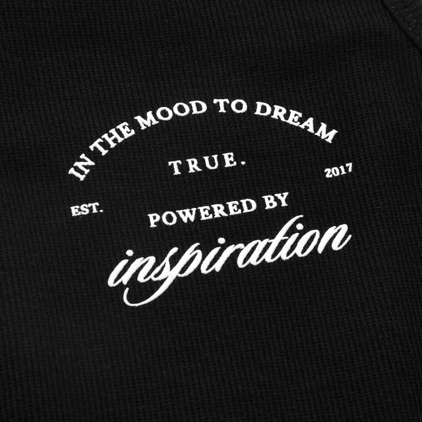 Inspiration Ribbed Body Black