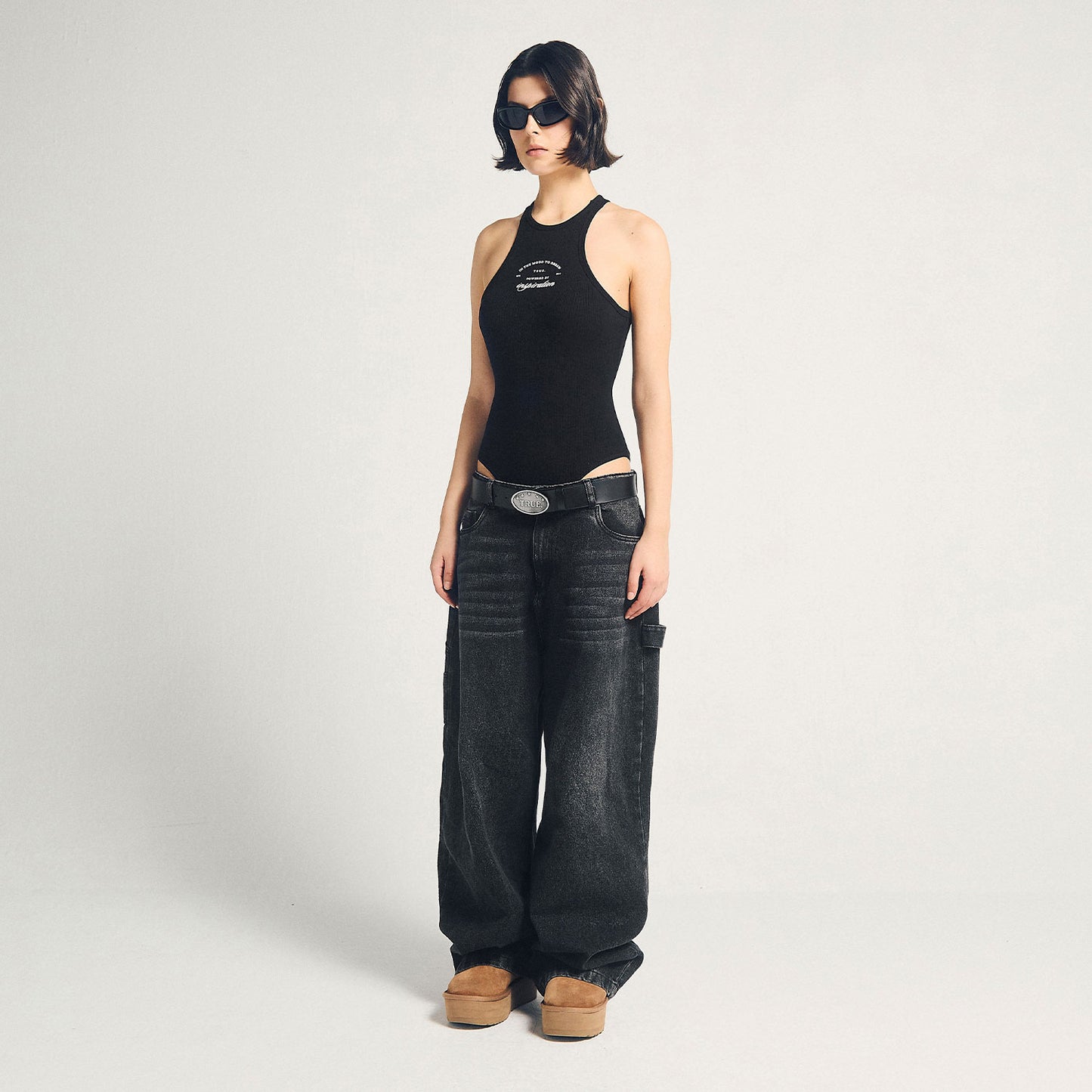 Inspiration Ribbed Body Black