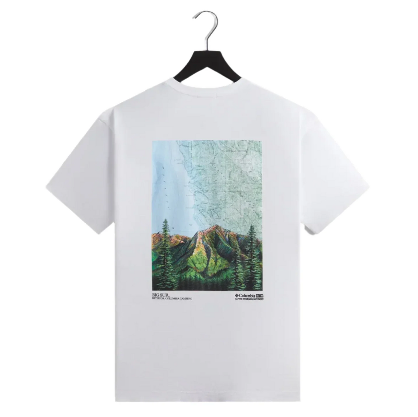 KITH X COLUMBIA BIG SURE CLASSIC LOGO TEE WHITE