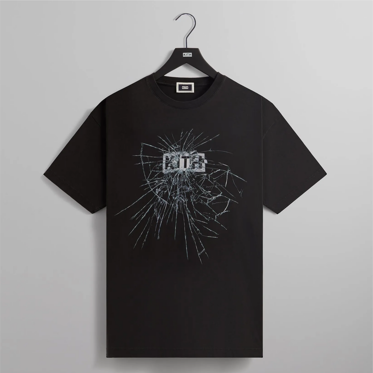 KITH SHATTERED VINTAGE TEE BLACK