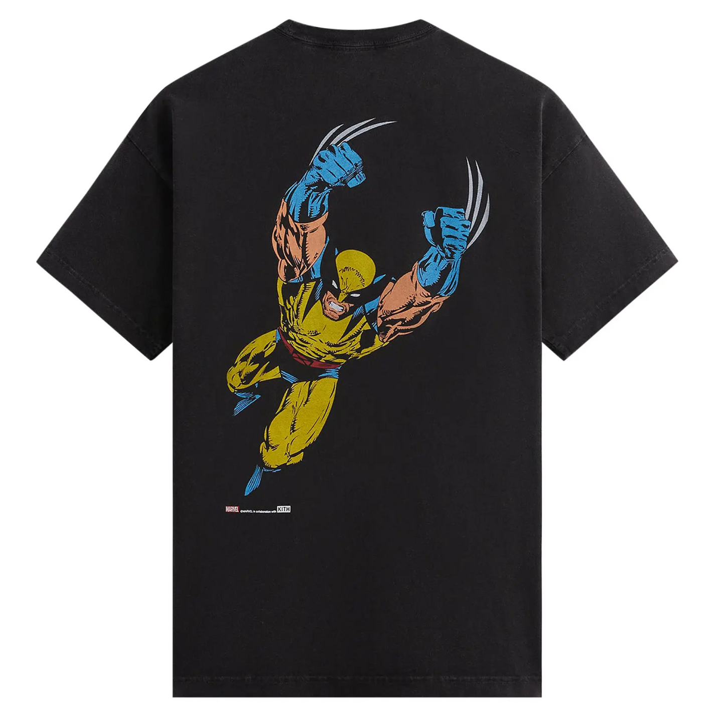 KITH X MARVEL X-MEN WOLVERINE TEE BLACK PH