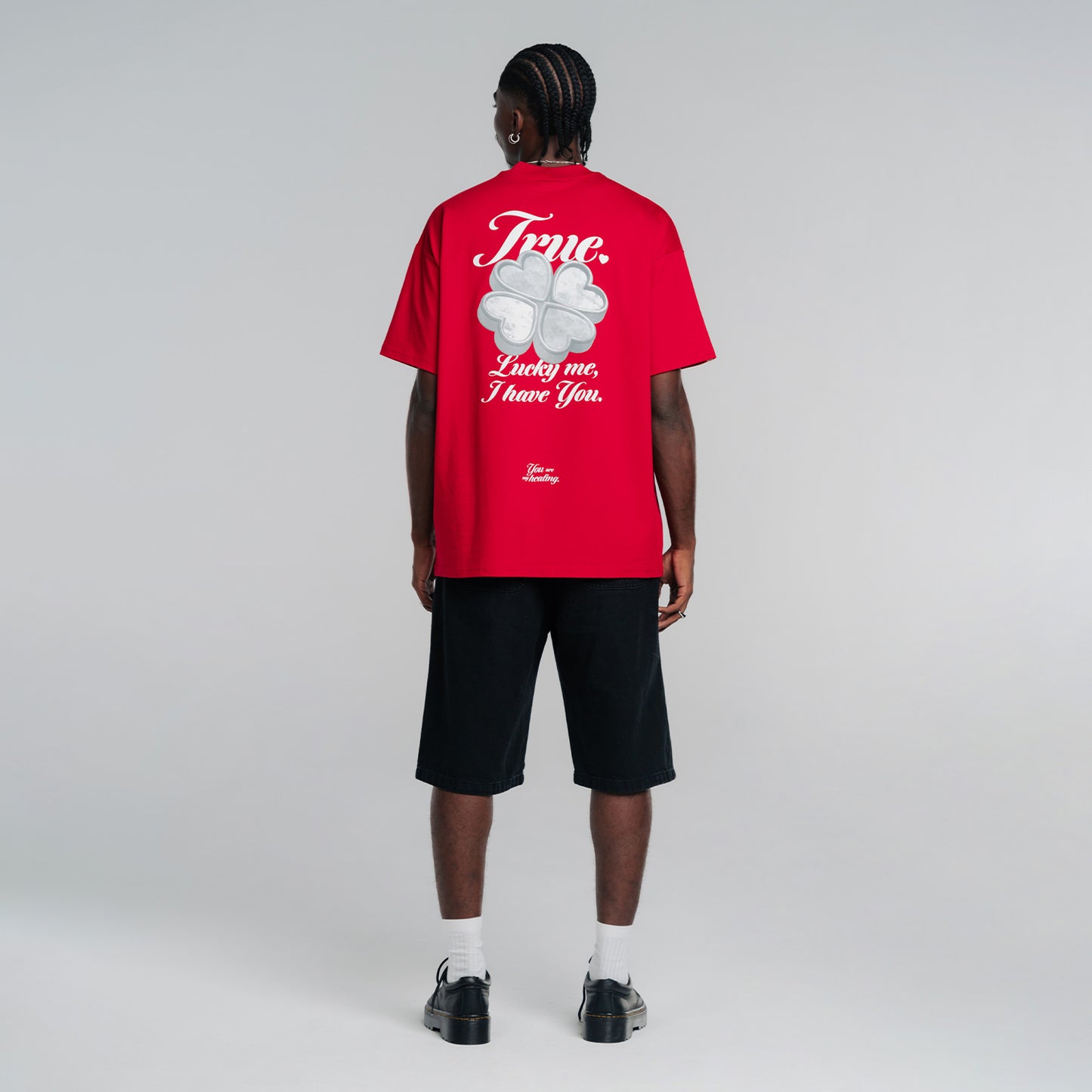 Lucky Oversized T-Shirt Red