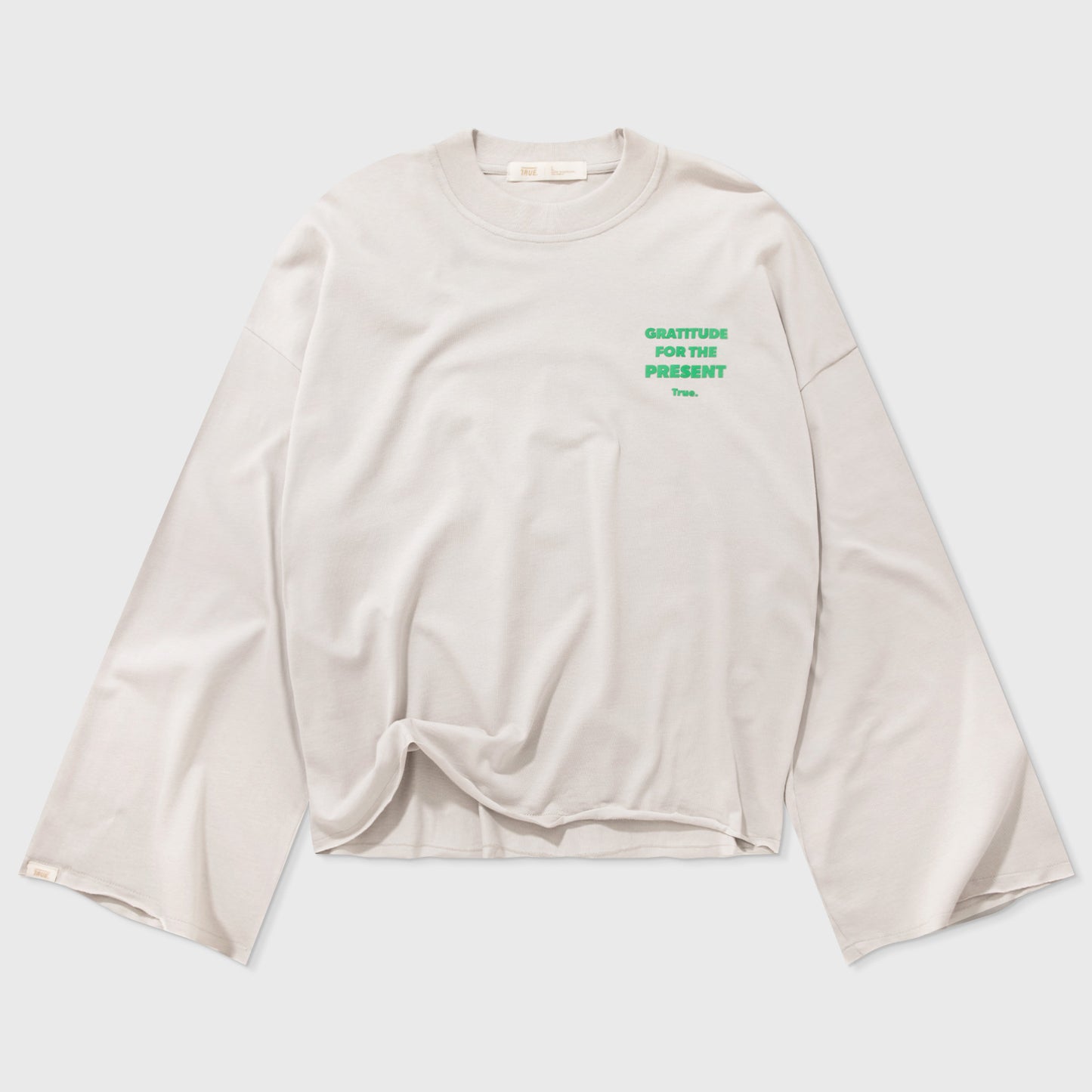 Present Wide Long Sleeve Greige