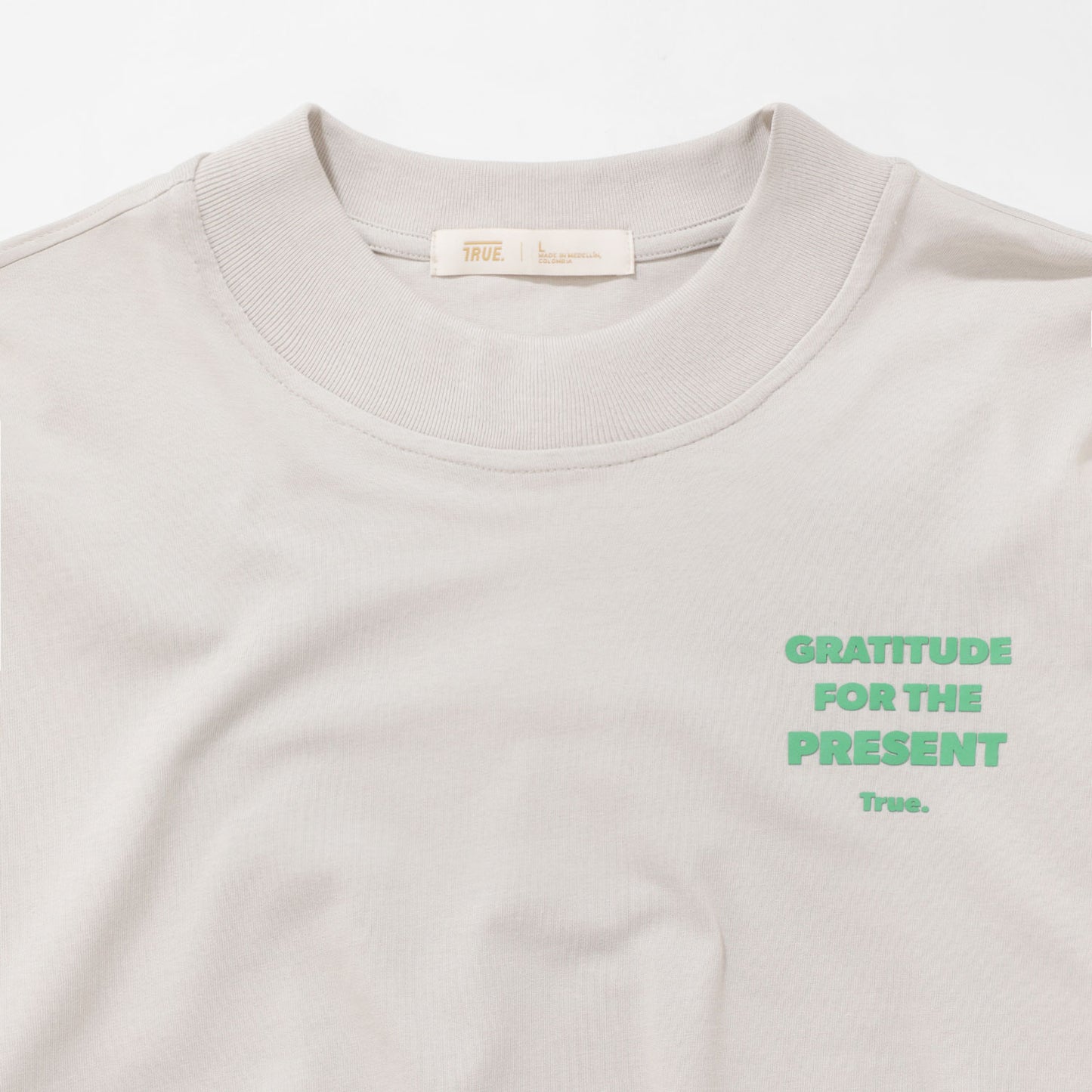 Present Wide Long Sleeve Greige