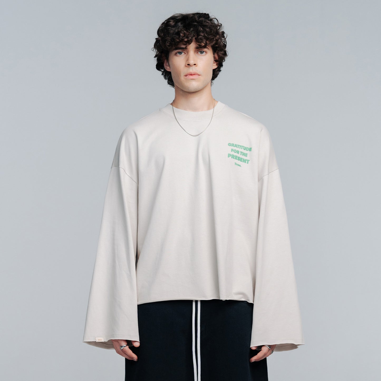 Present Wide Long Sleeve Greige