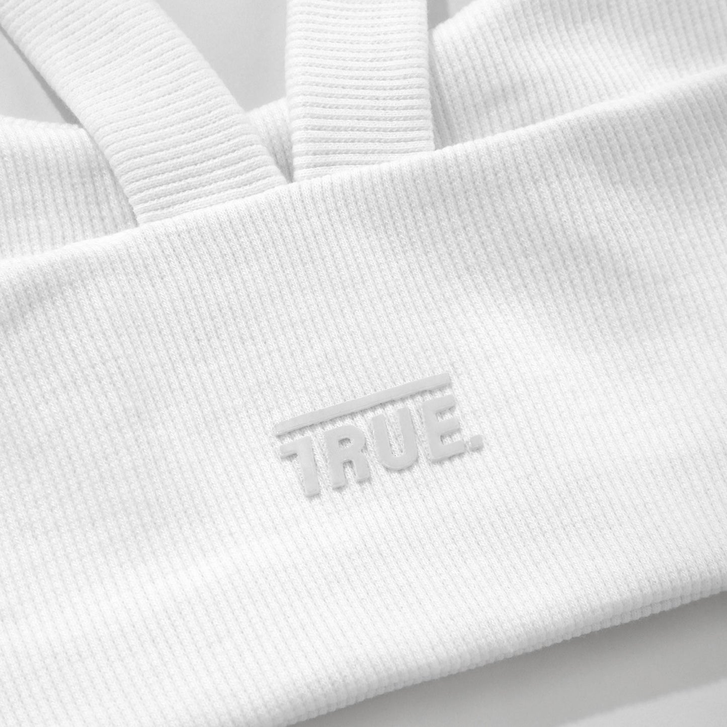 Ribbed Airlift Top White