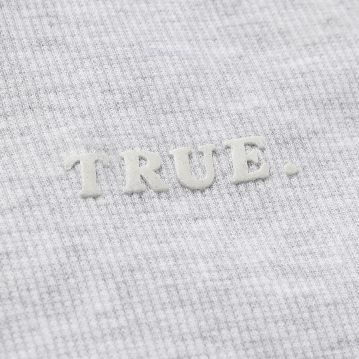 Ribbed Slim Tee Gray