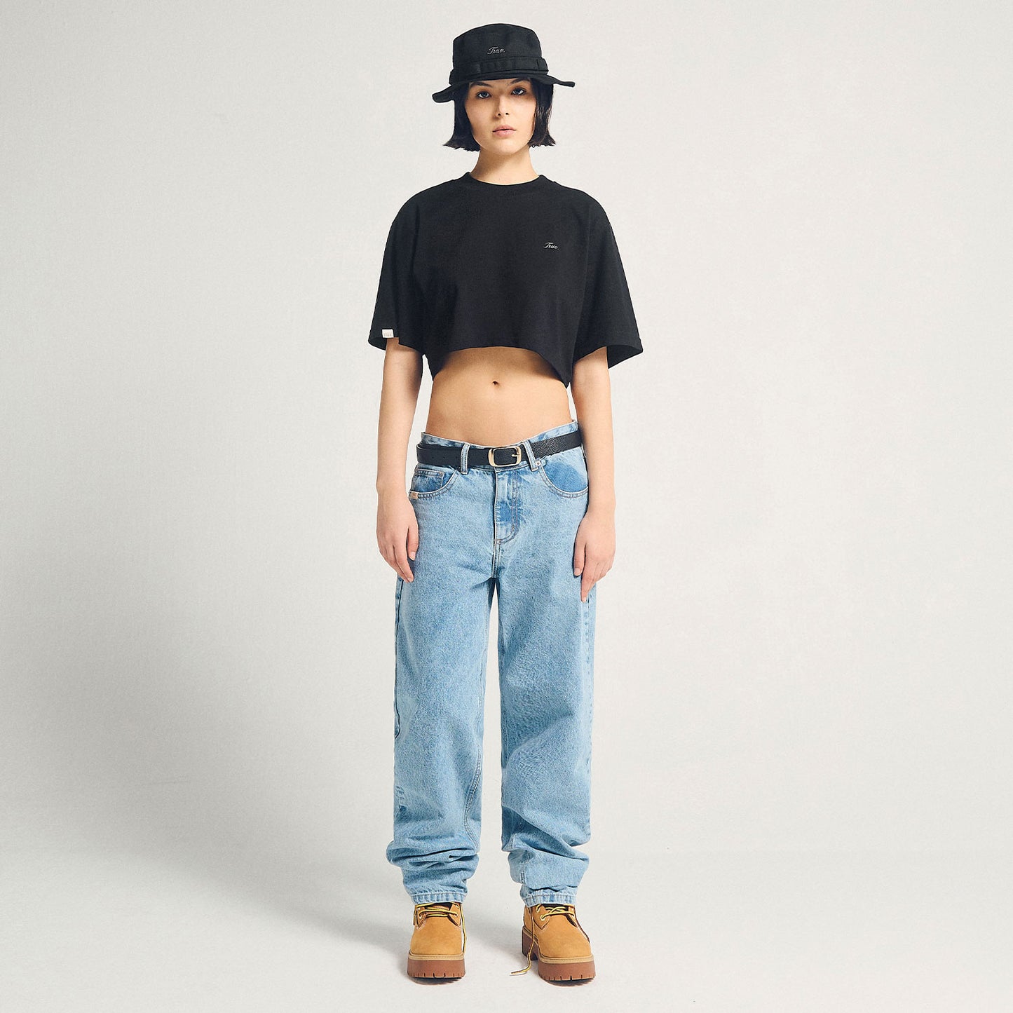 Signature Crop Top Black