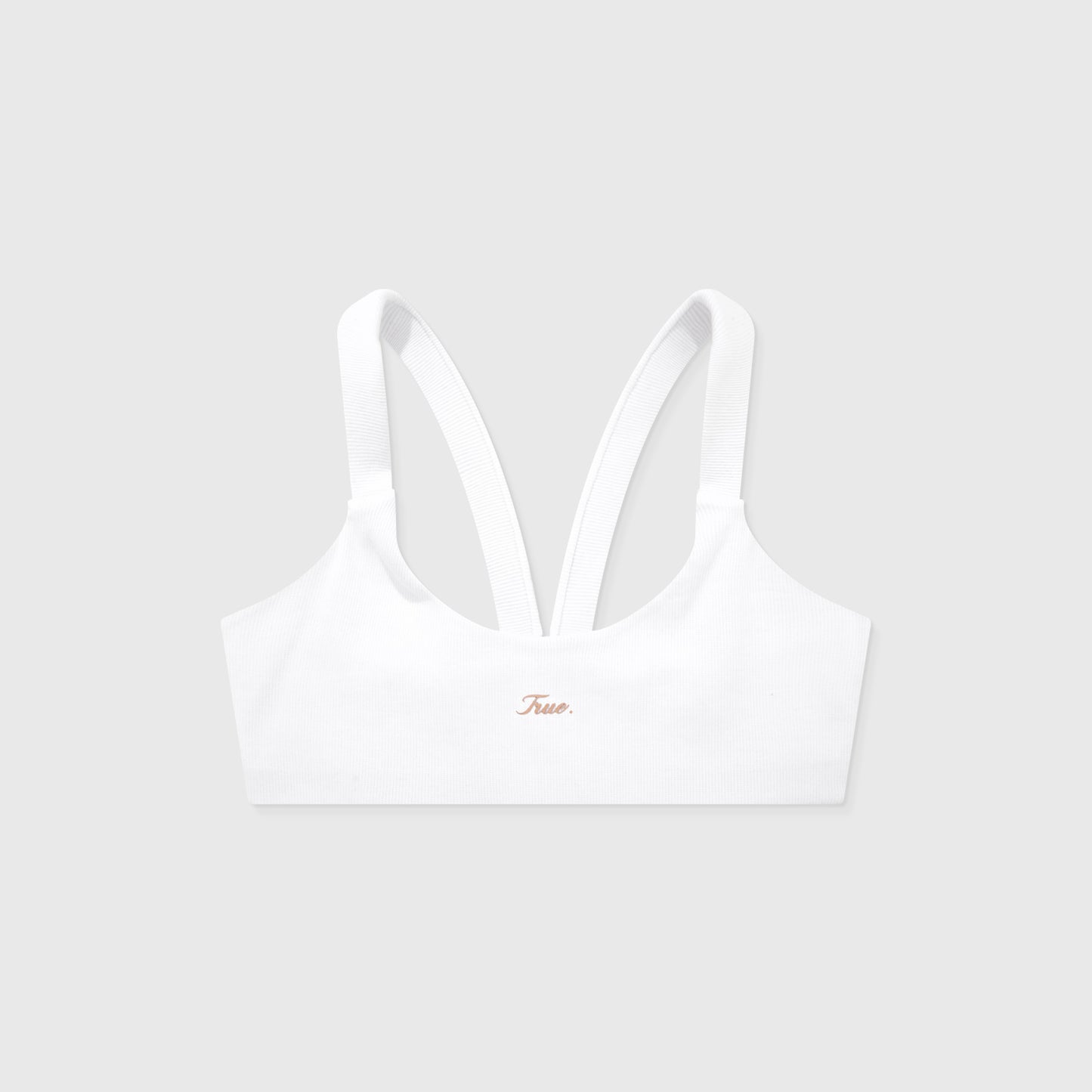 Signature Ribbed Top White