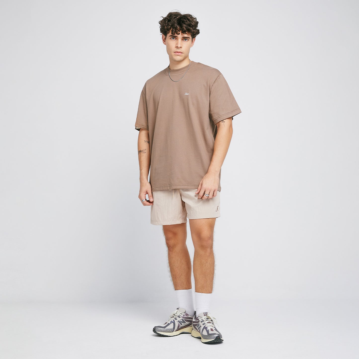 Signature T-Shirt Light Brown