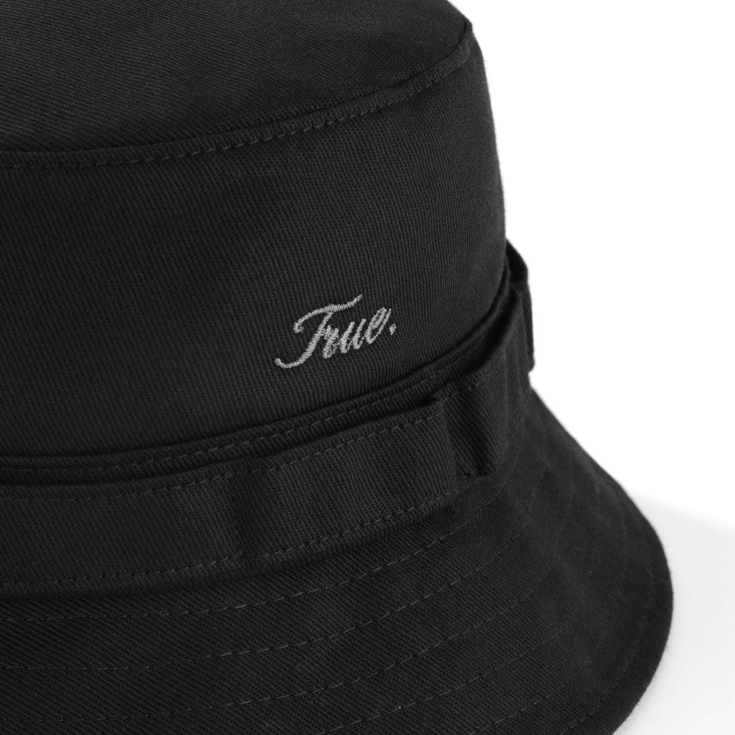 True Signature Bucket Hat Black