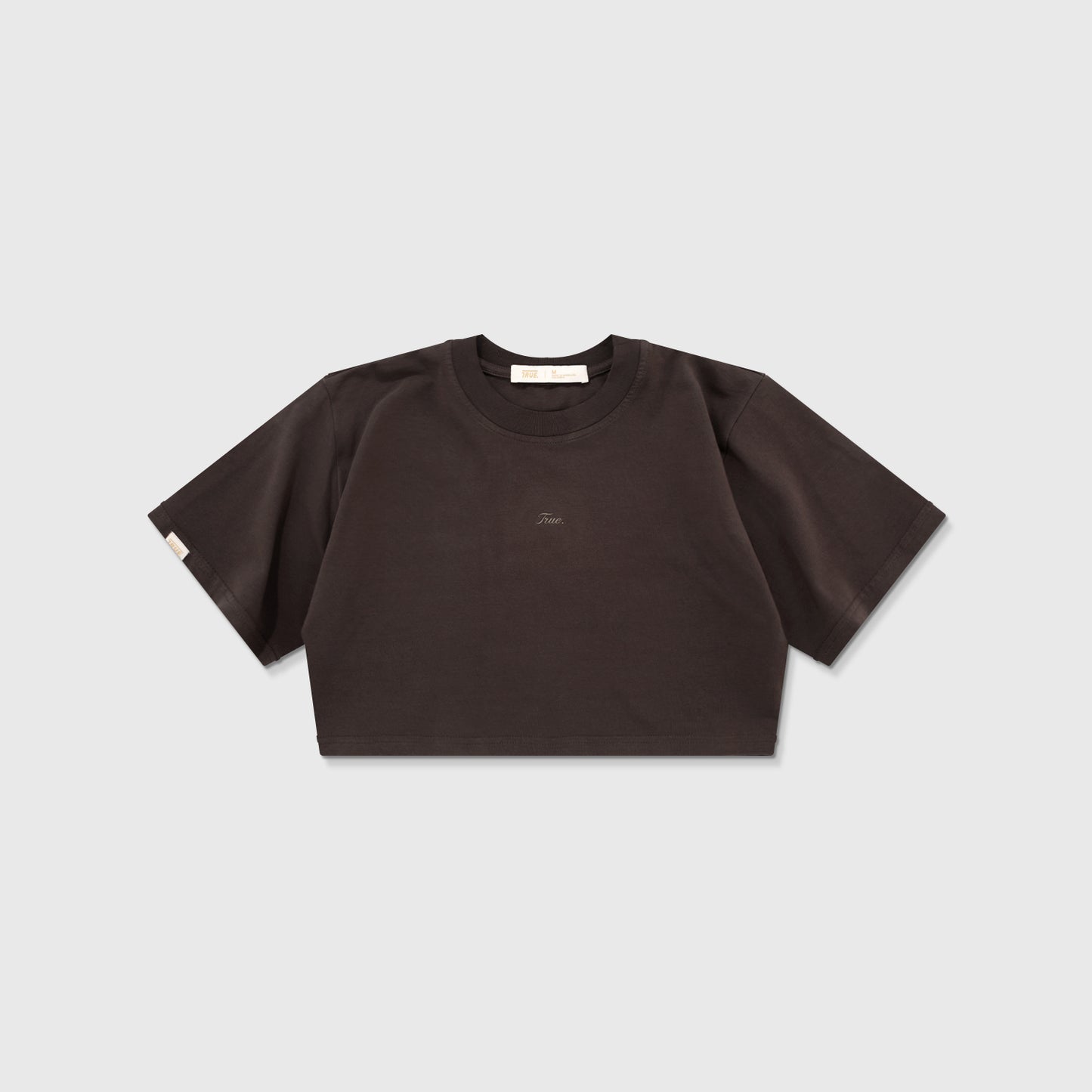 Signature Crop Top Brown