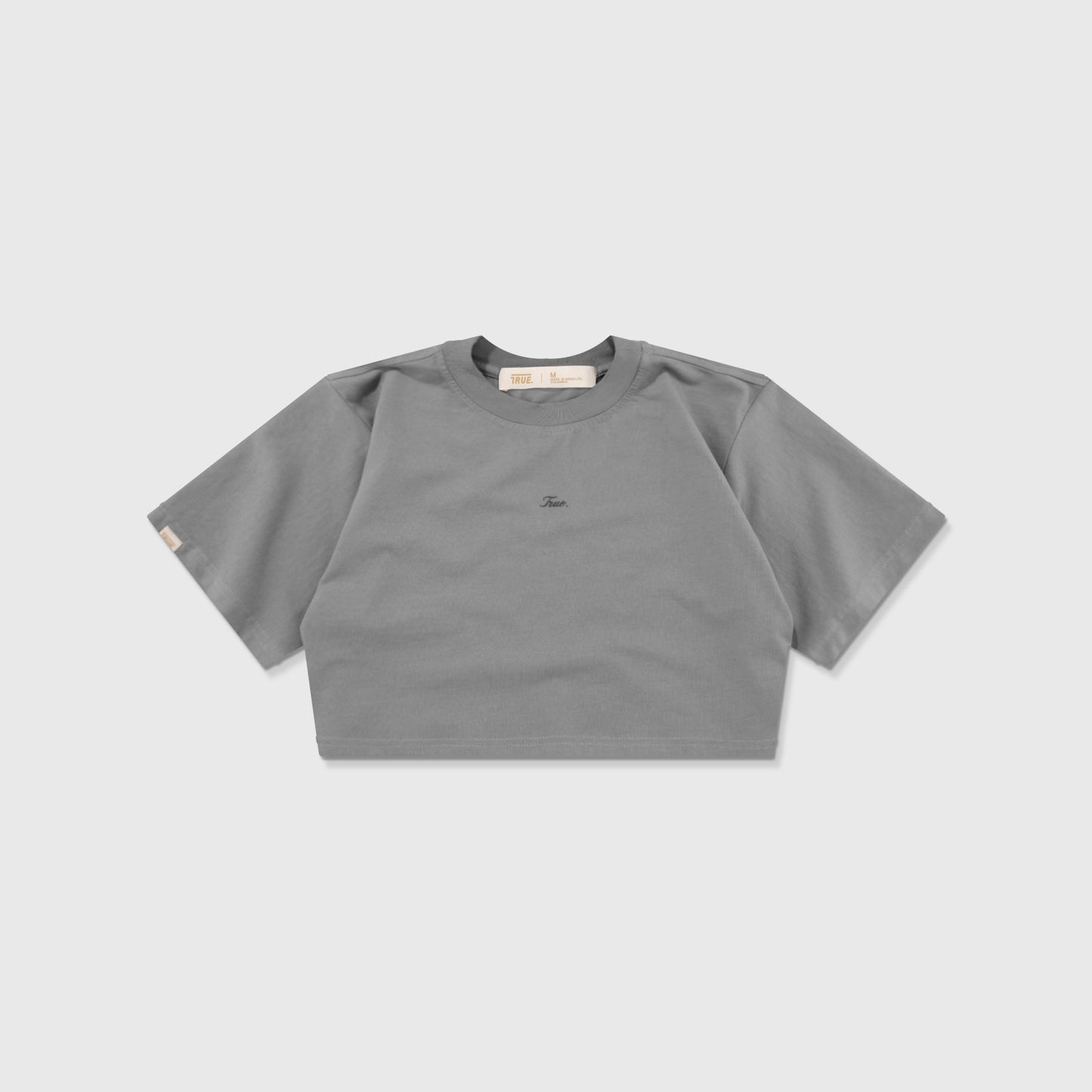 Signature Crop Top Grey