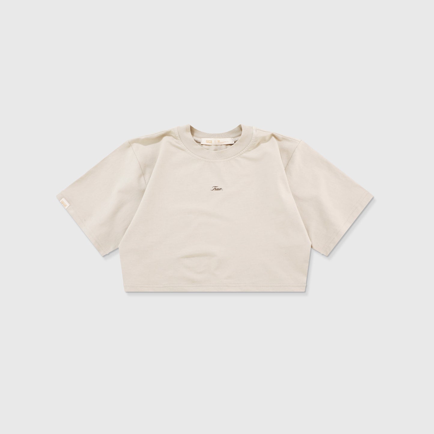 Signature Crop Top Light Sand