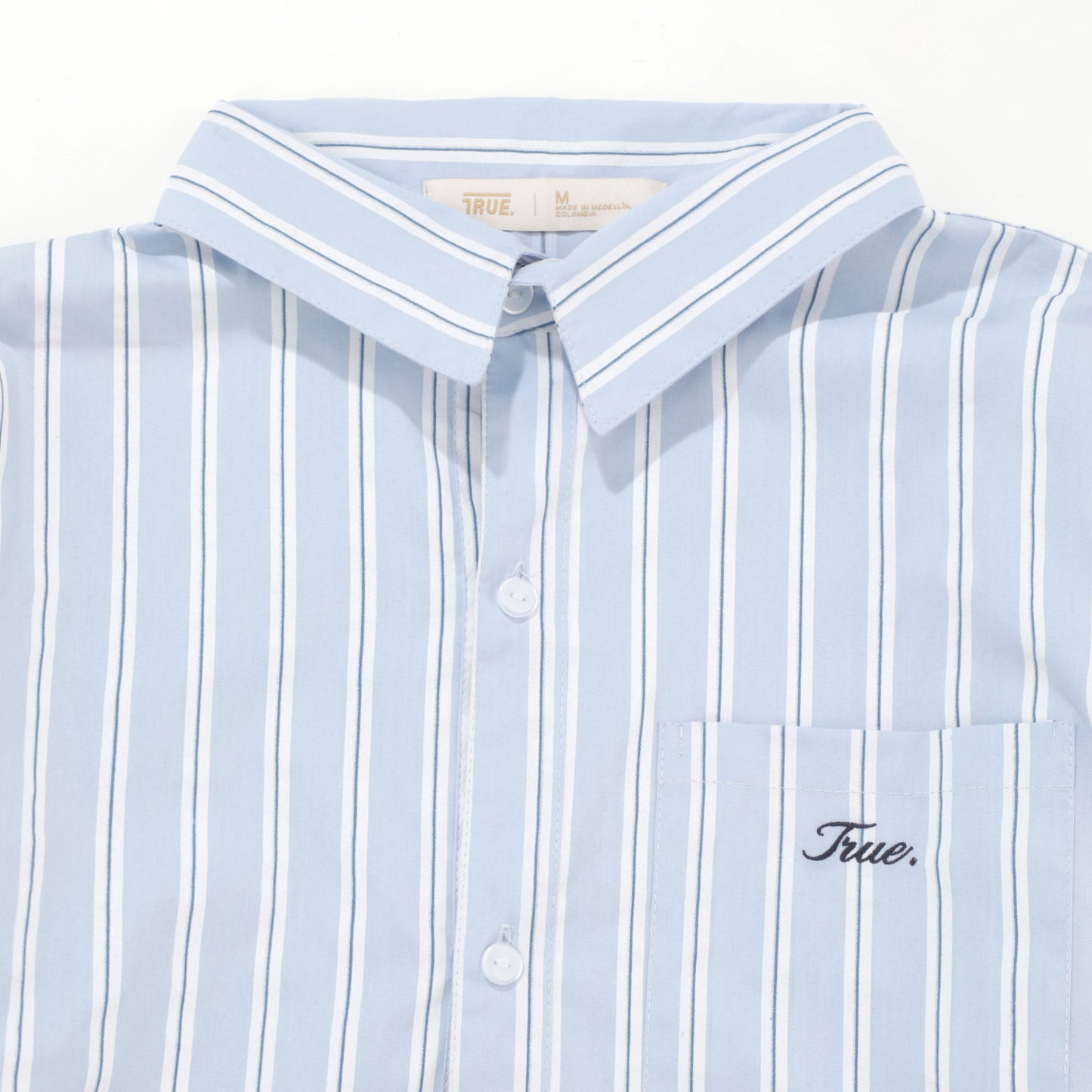 Signature Striped Shirt Light Blue