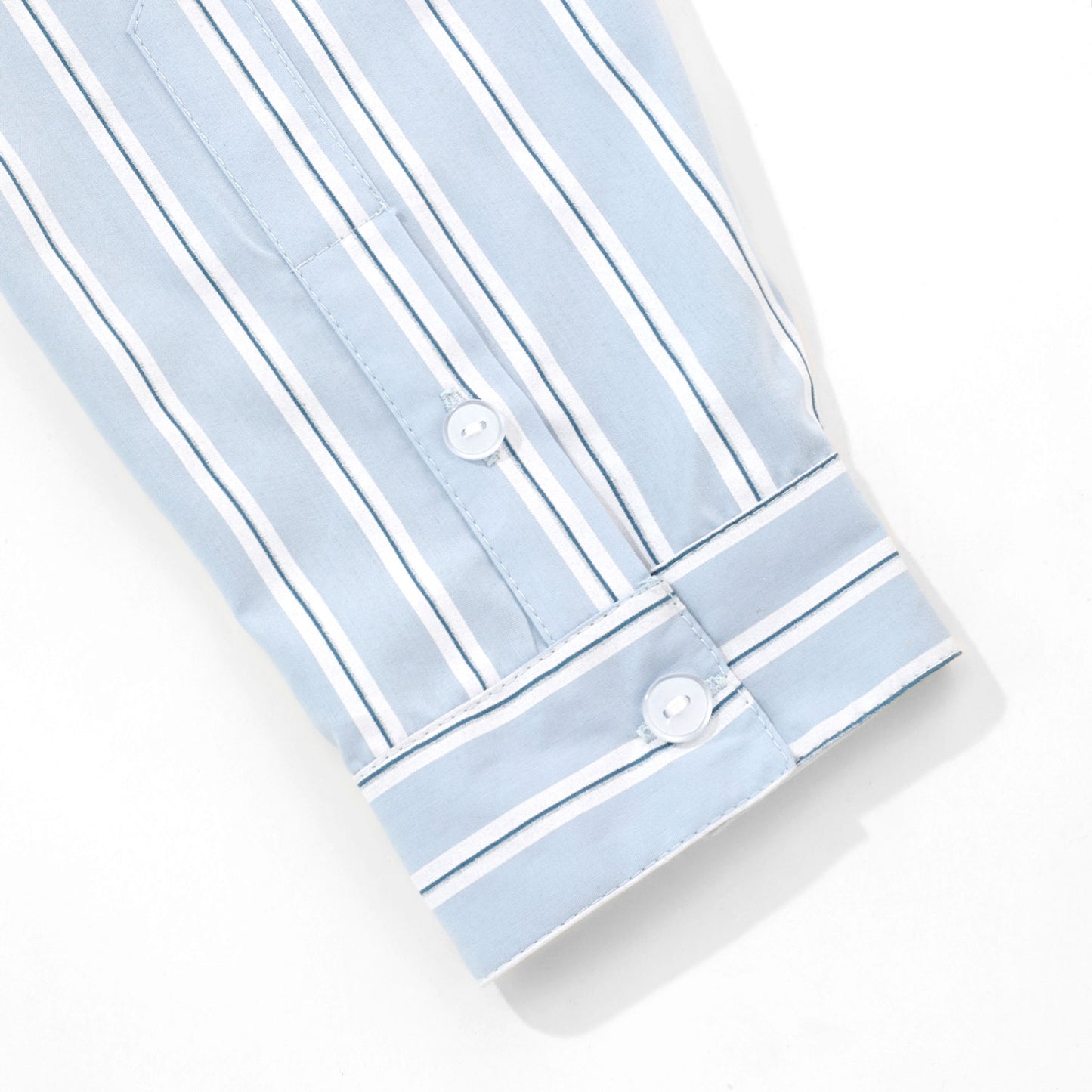 Signature Striped Shirt Light Blue