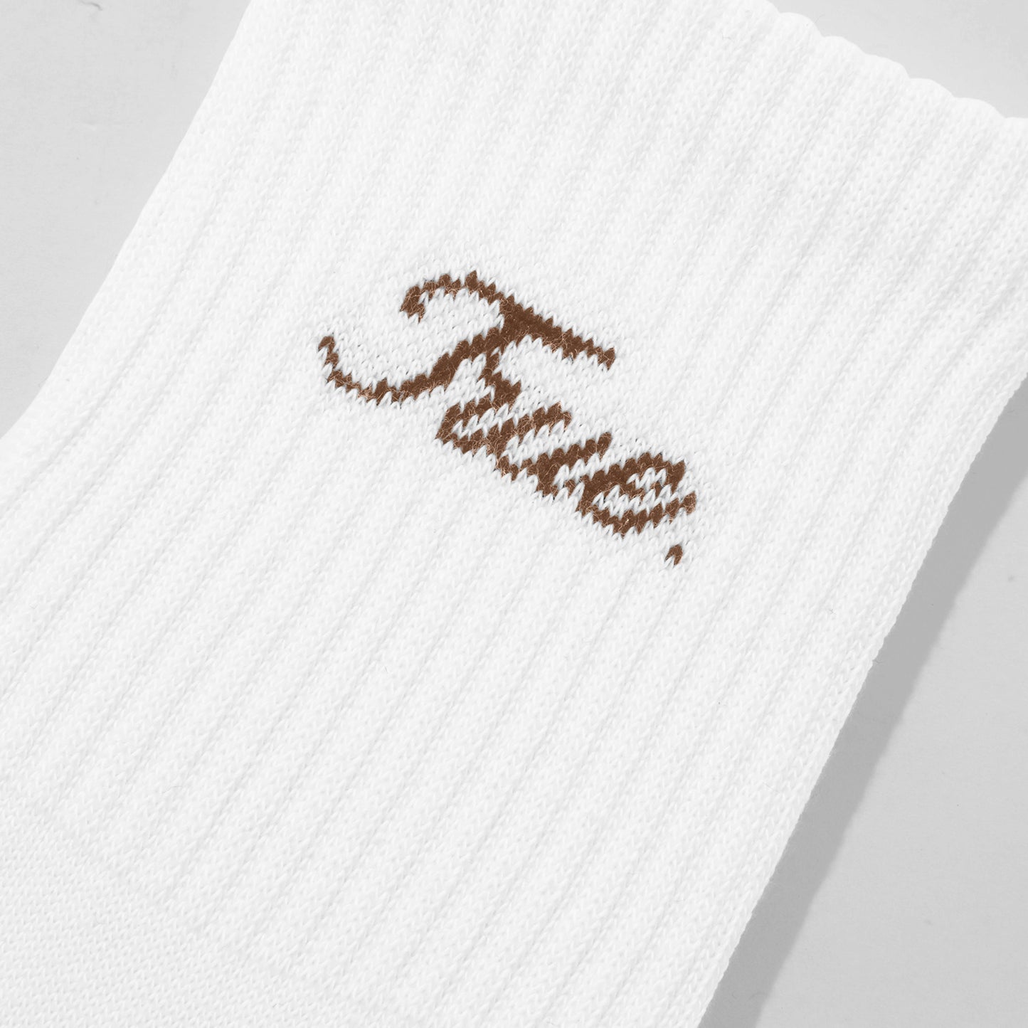 Signature Crew Socks Brown