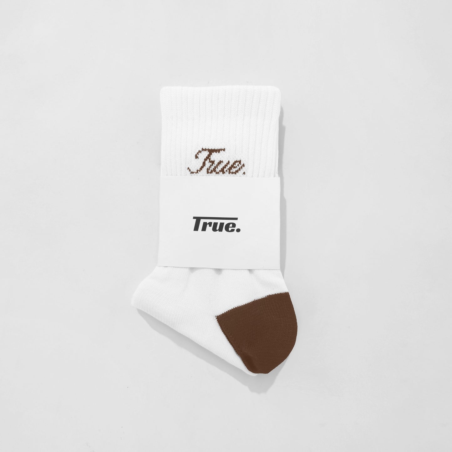 Signature Crew Socks Brown