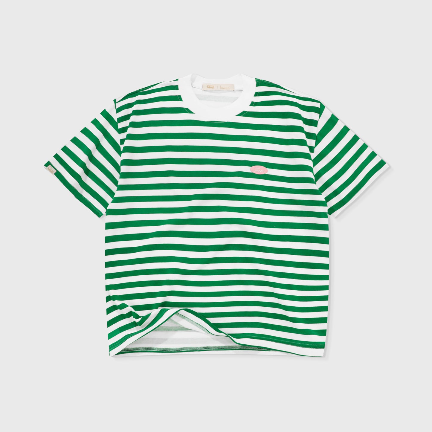 Striped No Fear Tee Green