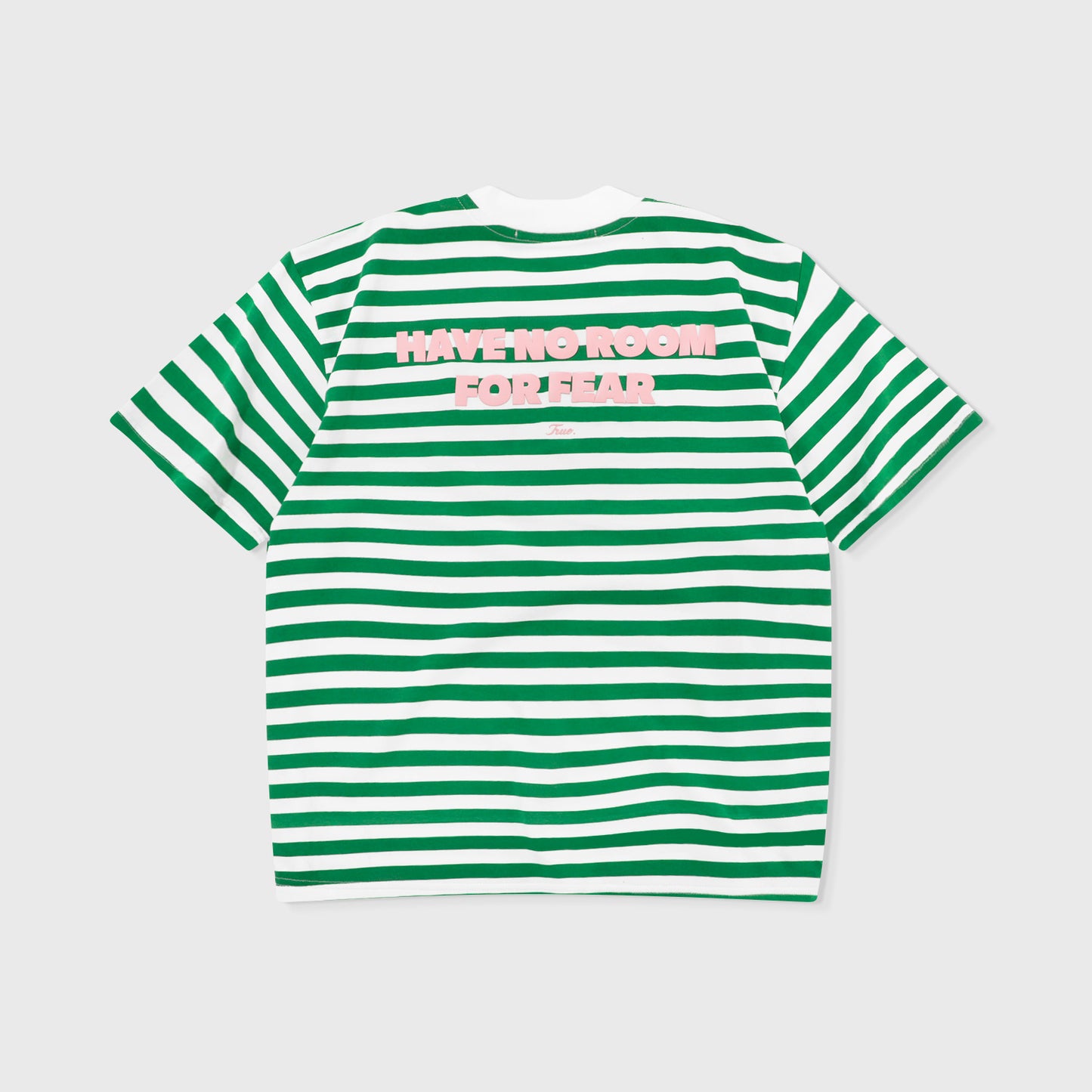 Striped No Fear Tee Green