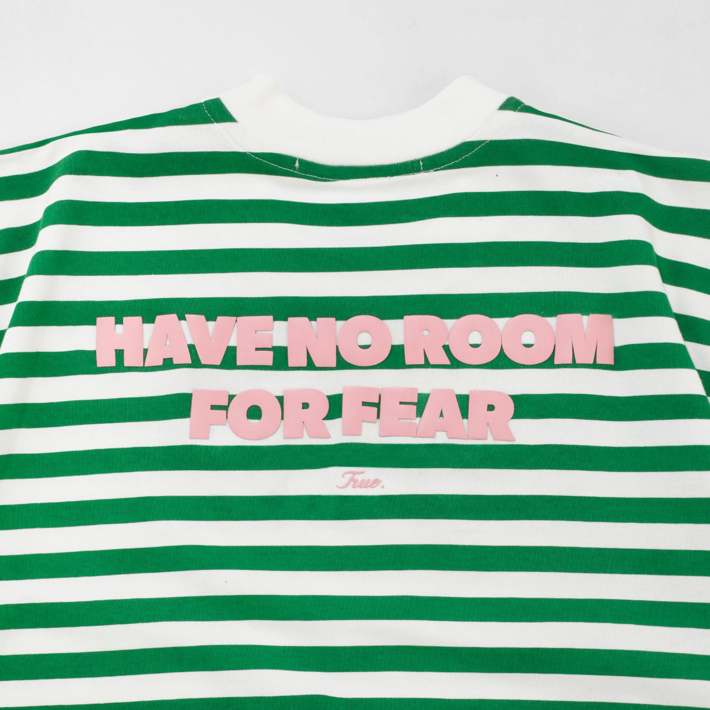 Striped No Fear Tee Green