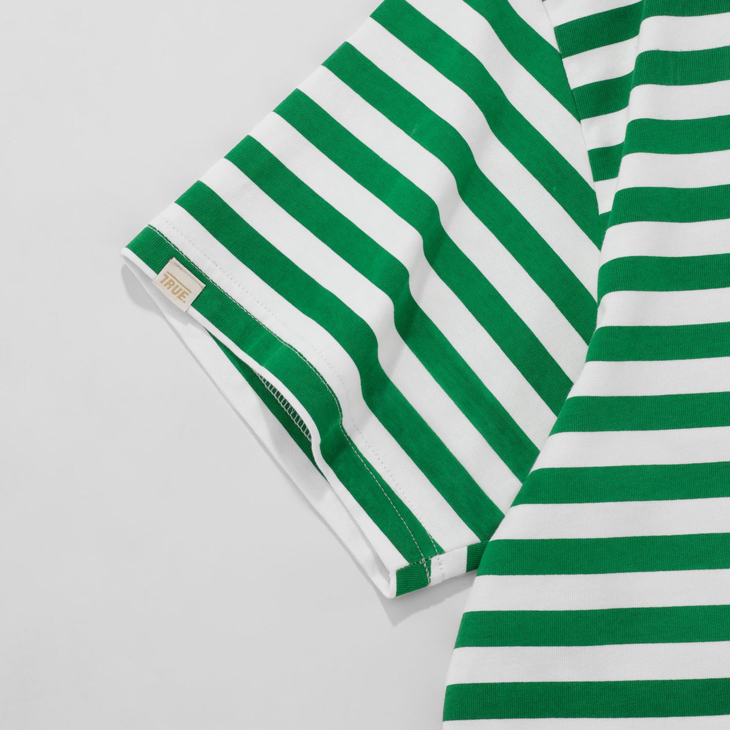 Striped No Fear Tee Green
