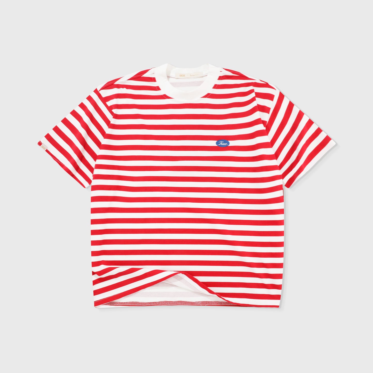 Striped No Fear Tee Red