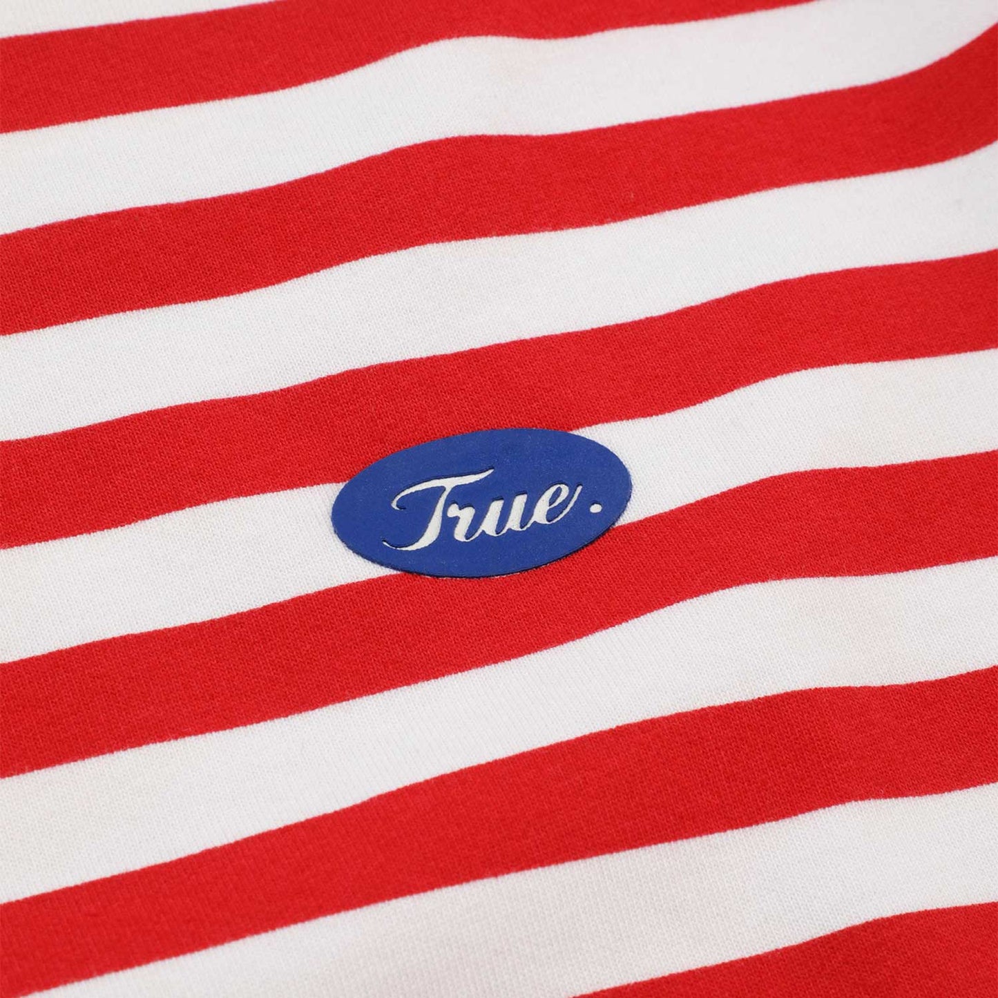 Striped No Fear Tee Red